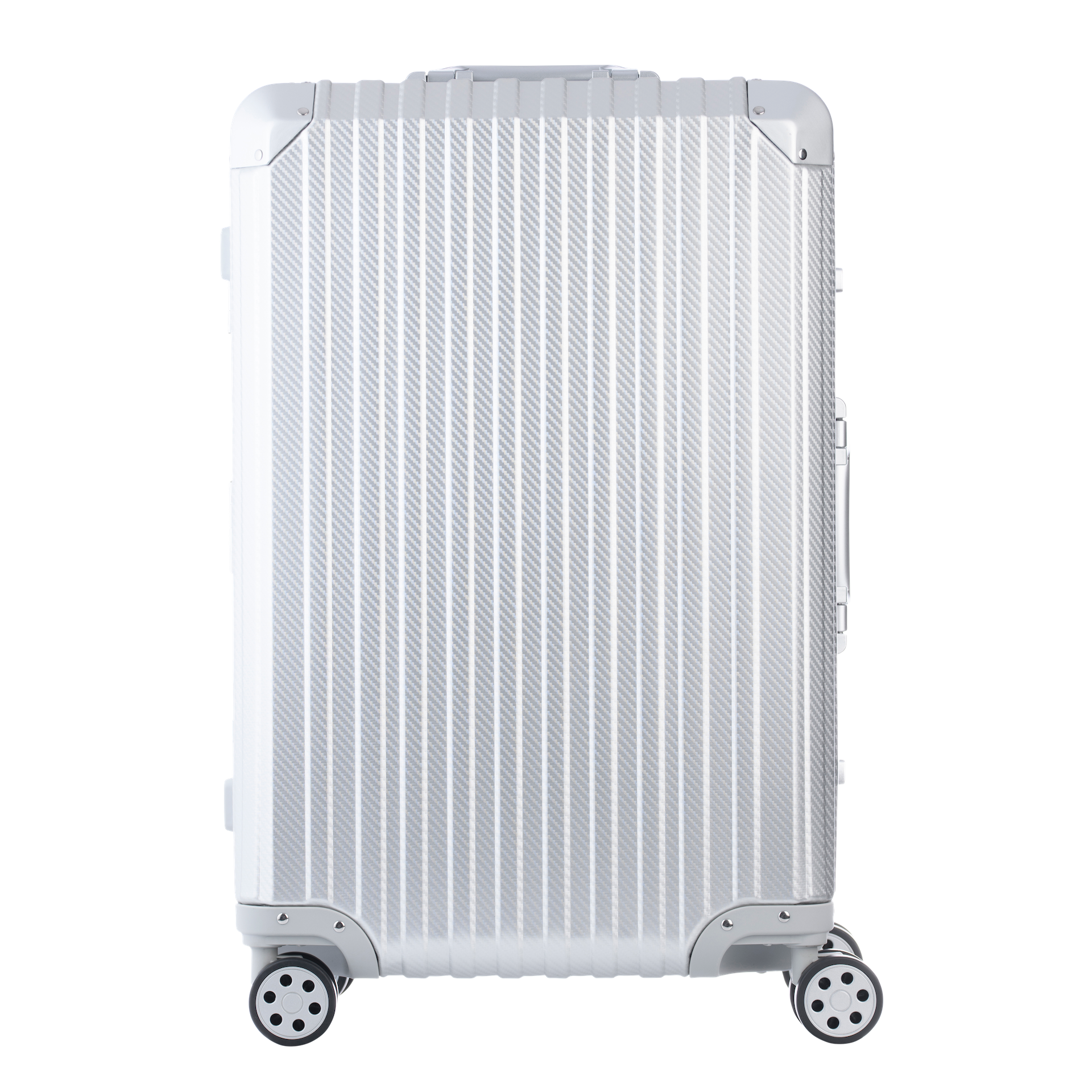 The Atlas Aluminium Luggage — Silver