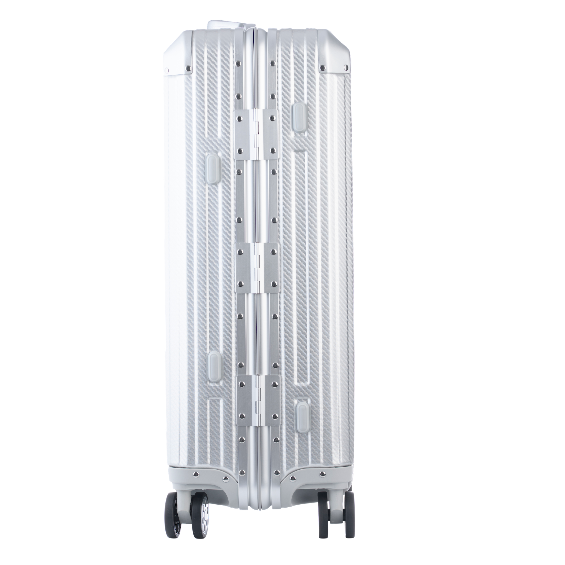 The Atlas Aluminium Luggage — Silver