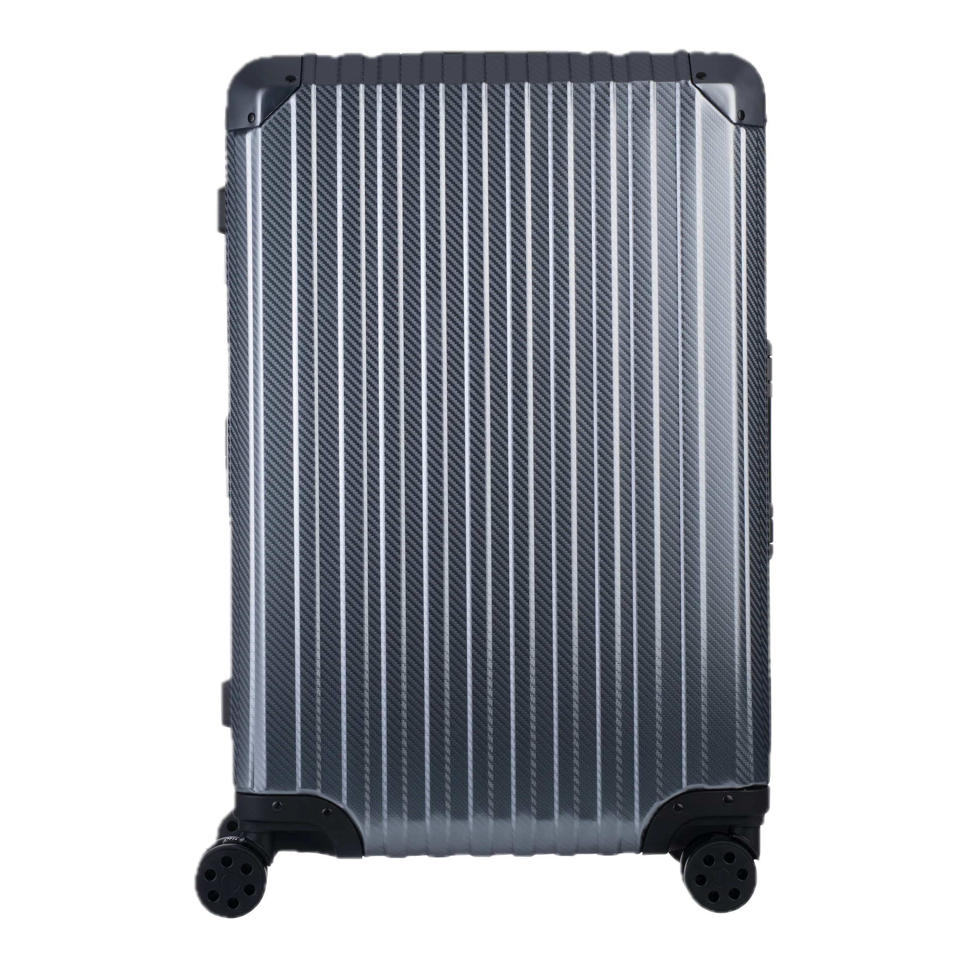 The Atlas Aluminium Luggage — Gunmetal
