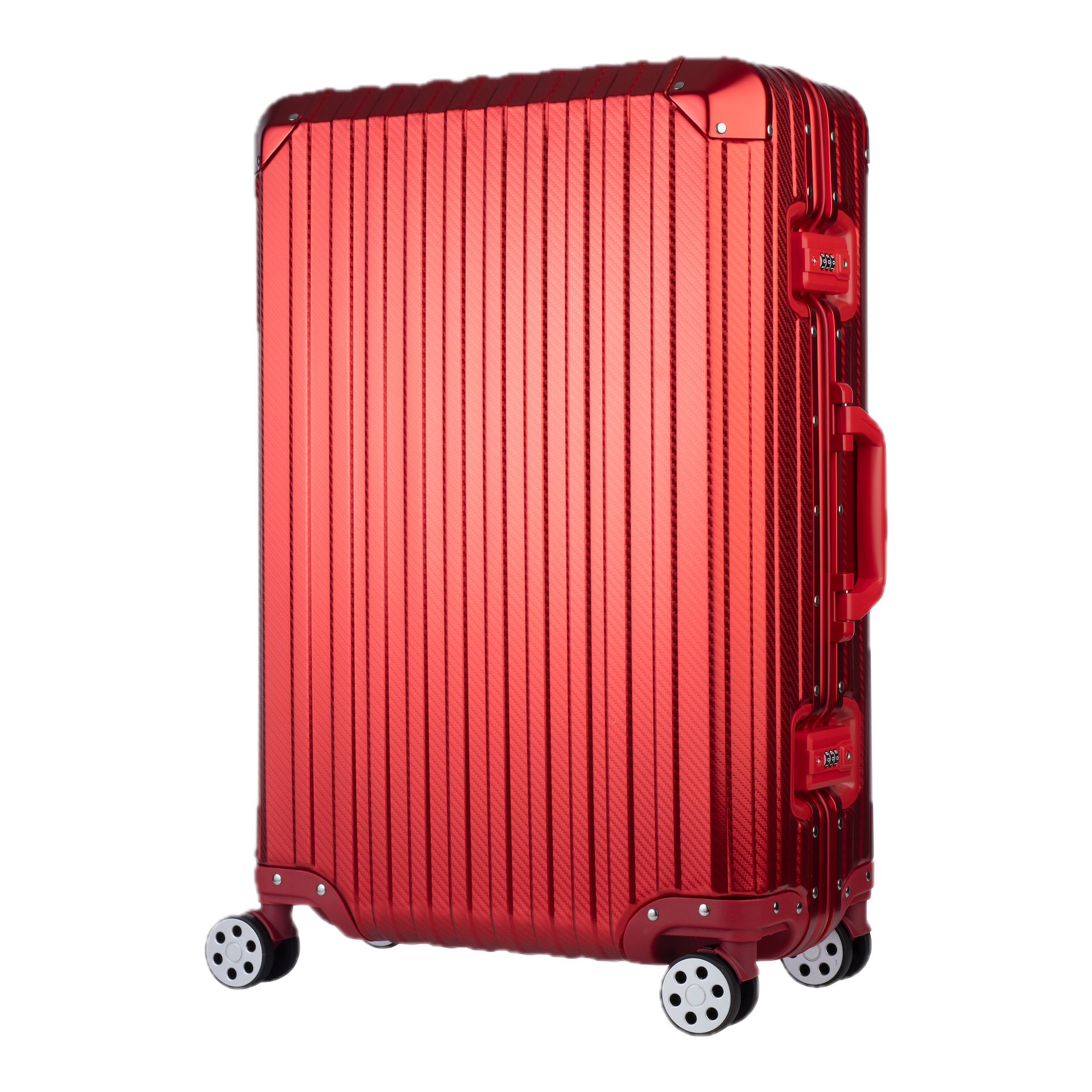 De Atlas Aluminium Bagage — Rood