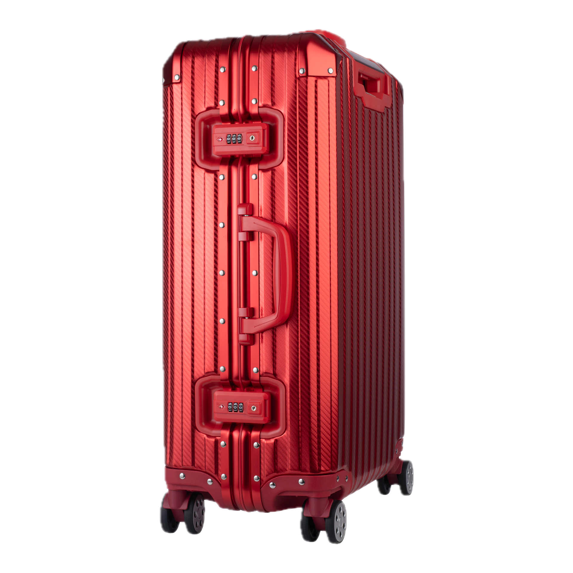 De Atlas Aluminium Bagage — Rood