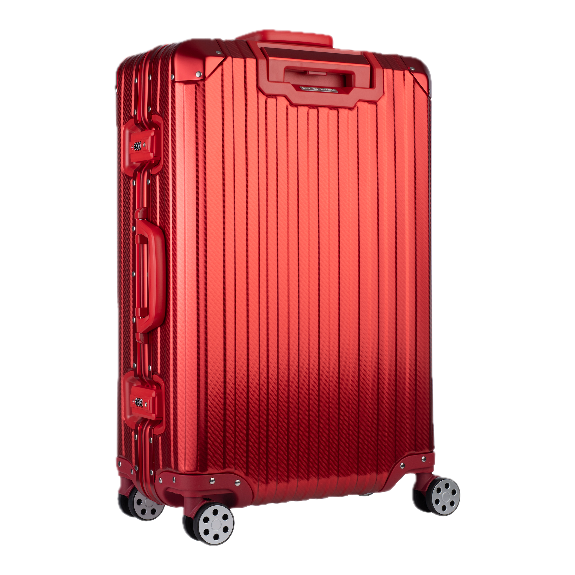 De Atlas Aluminium Bagage — Rood
