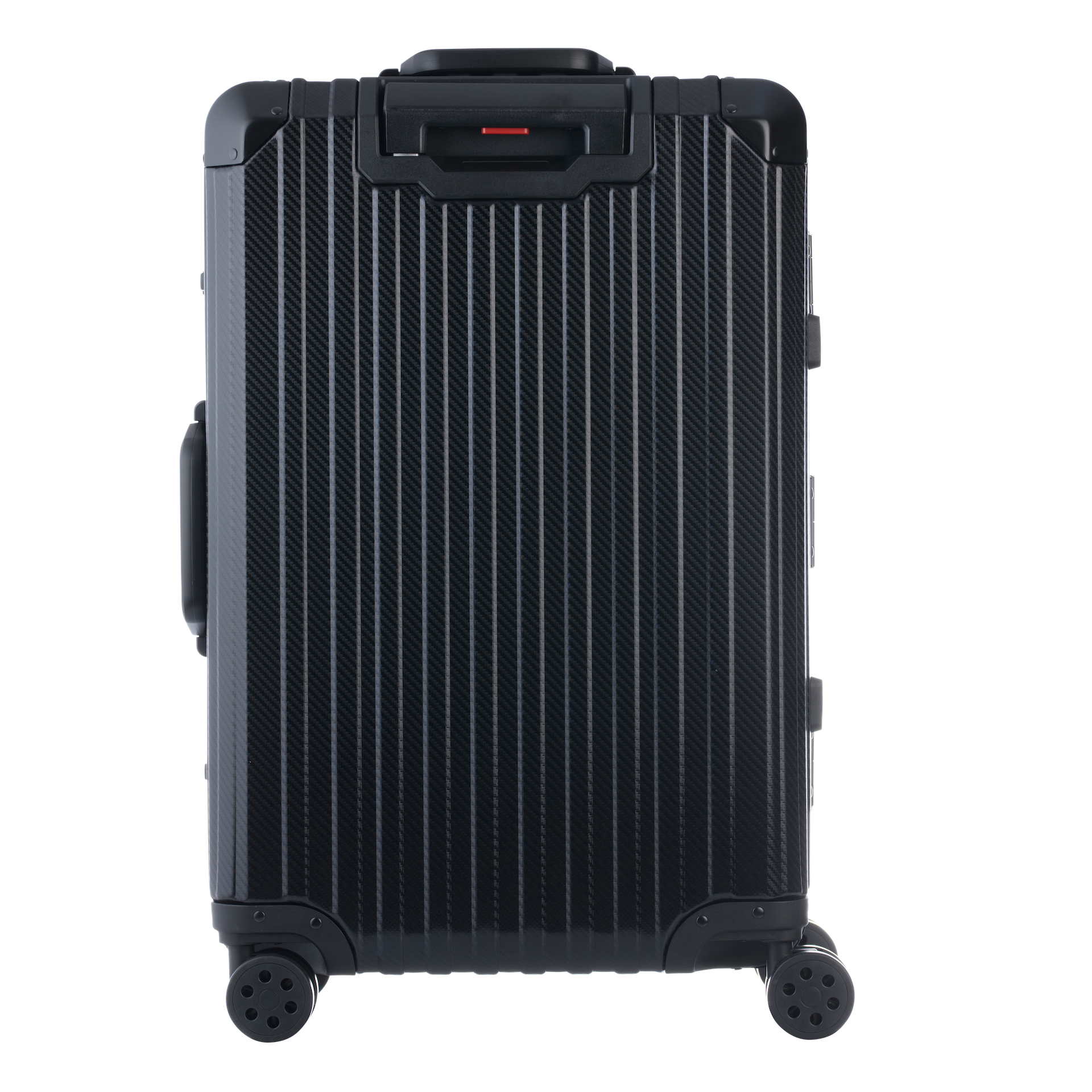 De Atlas Aluminium Bagage — Zwart