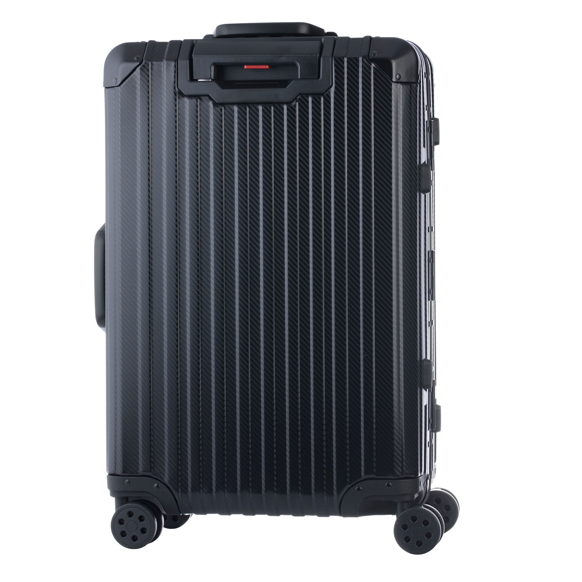 De Atlas Aluminium Bagage — Zwart