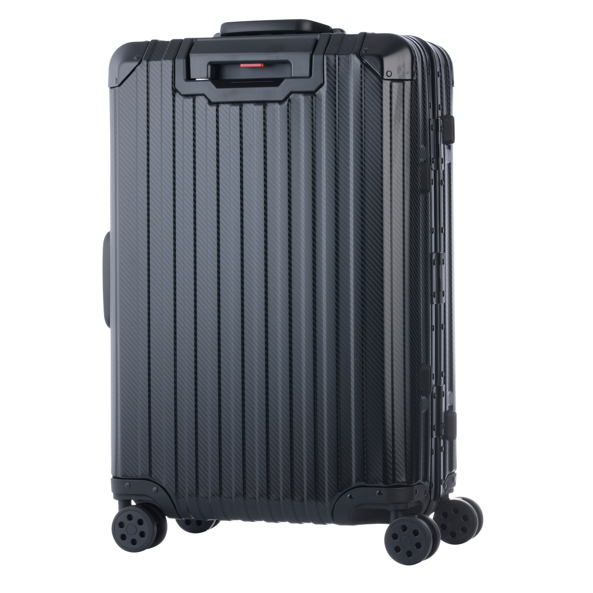 De Atlas Aluminium Bagage — Zwart