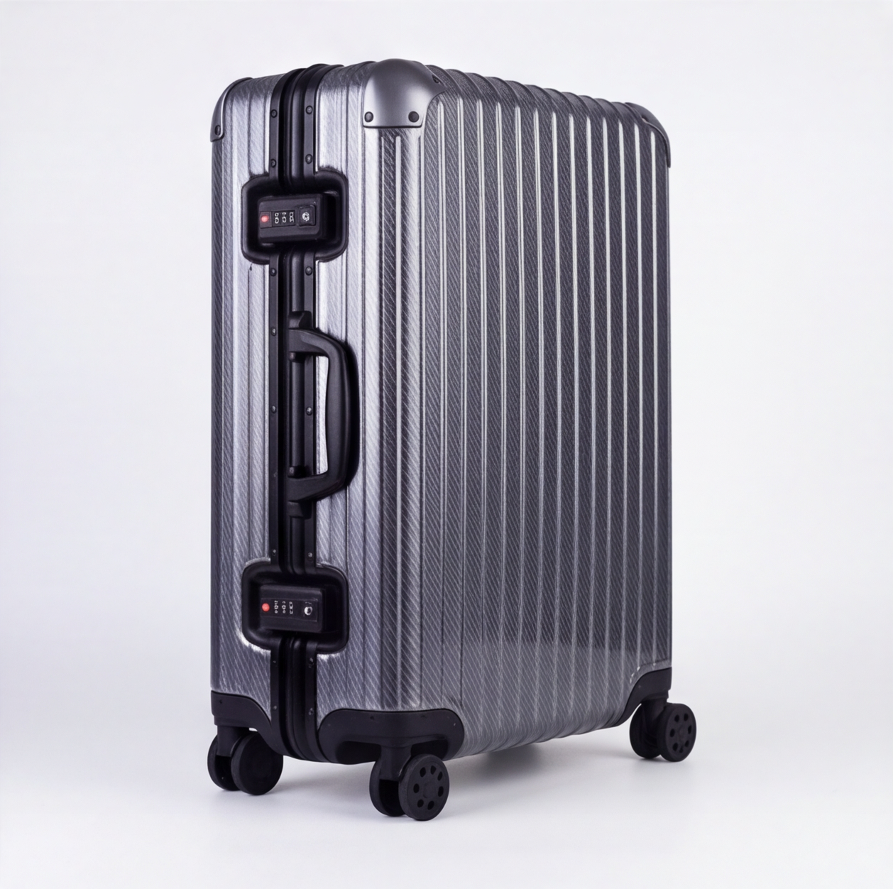 Der Atlas Aluminiumkoffer – Gunmetal