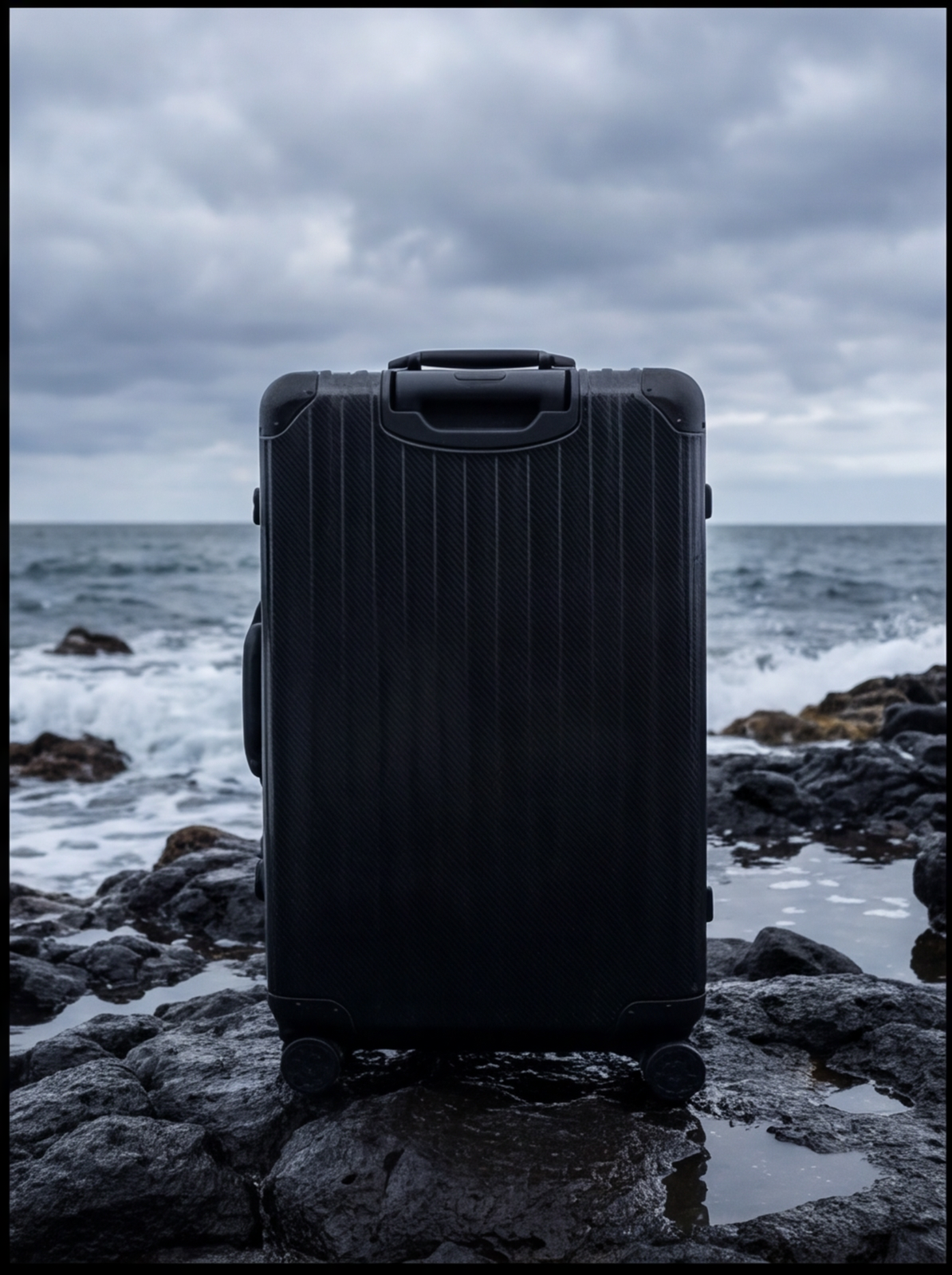 La valise Atlas en aluminium — Noir