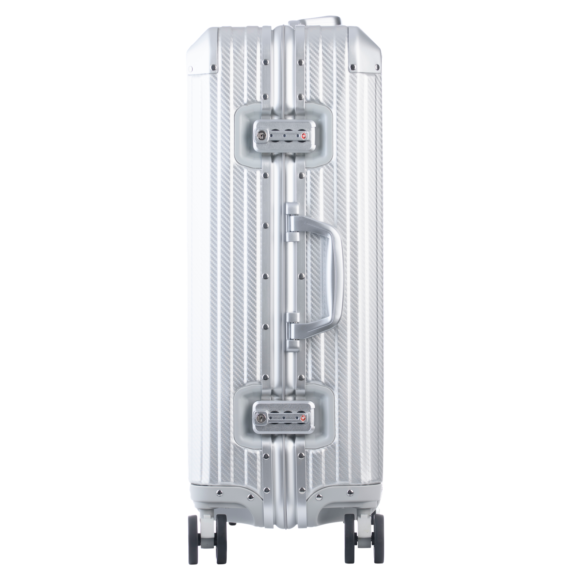 The Atlas Aluminium Luggage — Silver