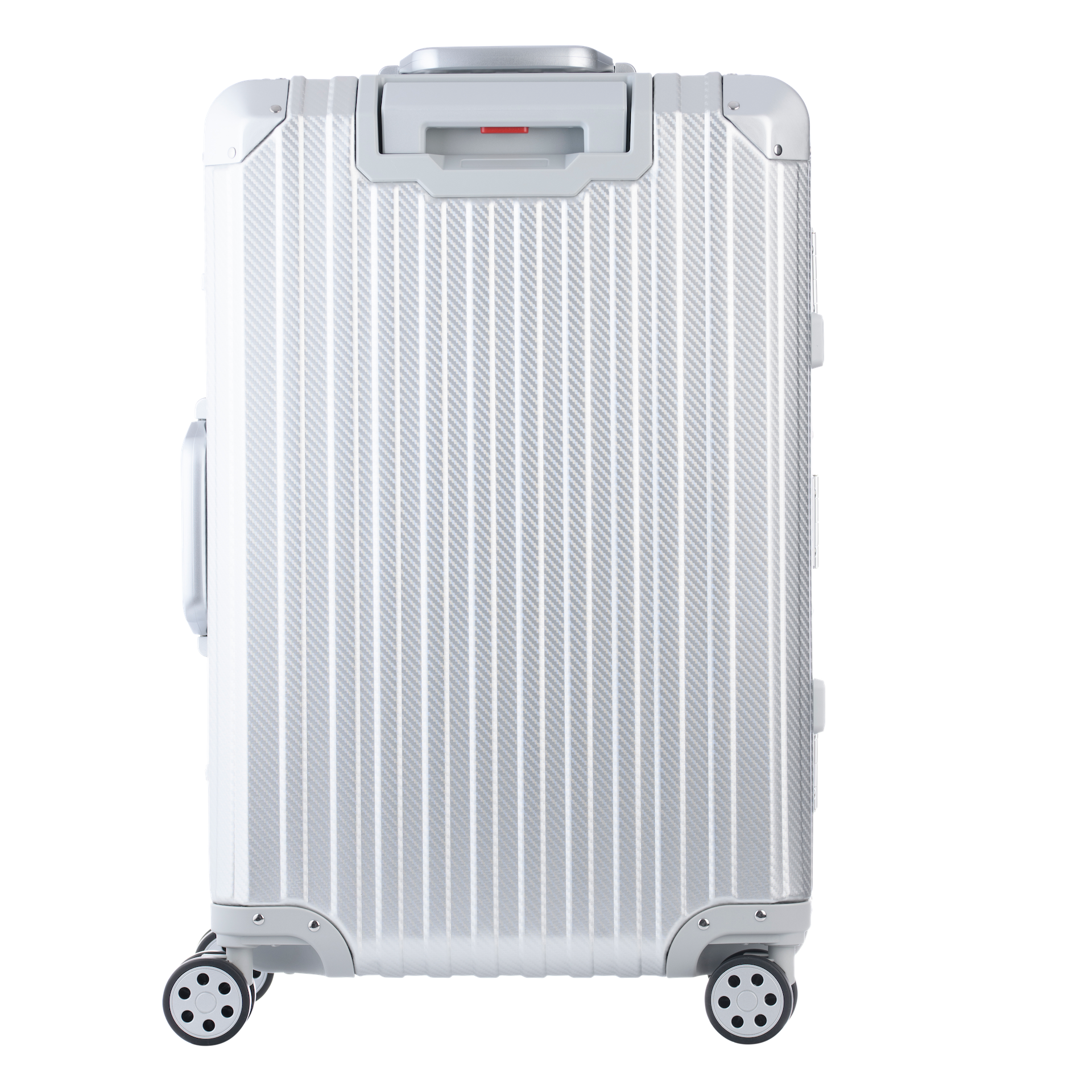 The Atlas Aluminium Luggage — Silver