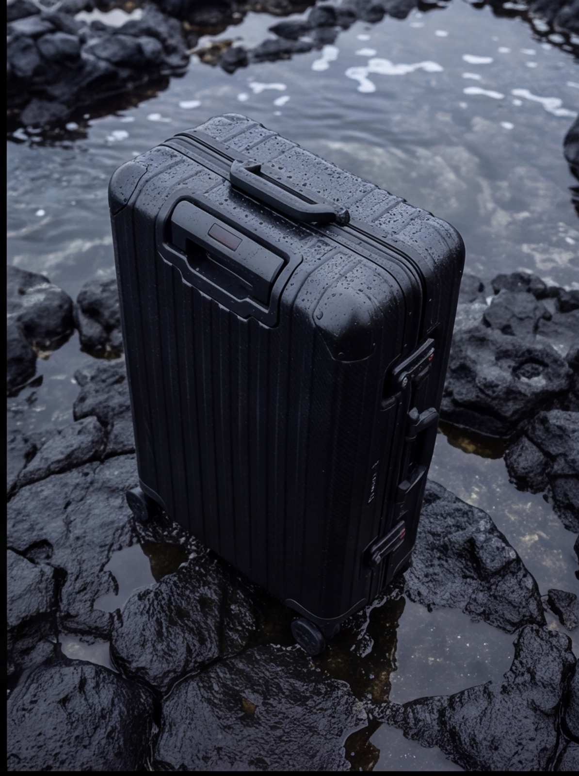 La valise Atlas en aluminium — Noir