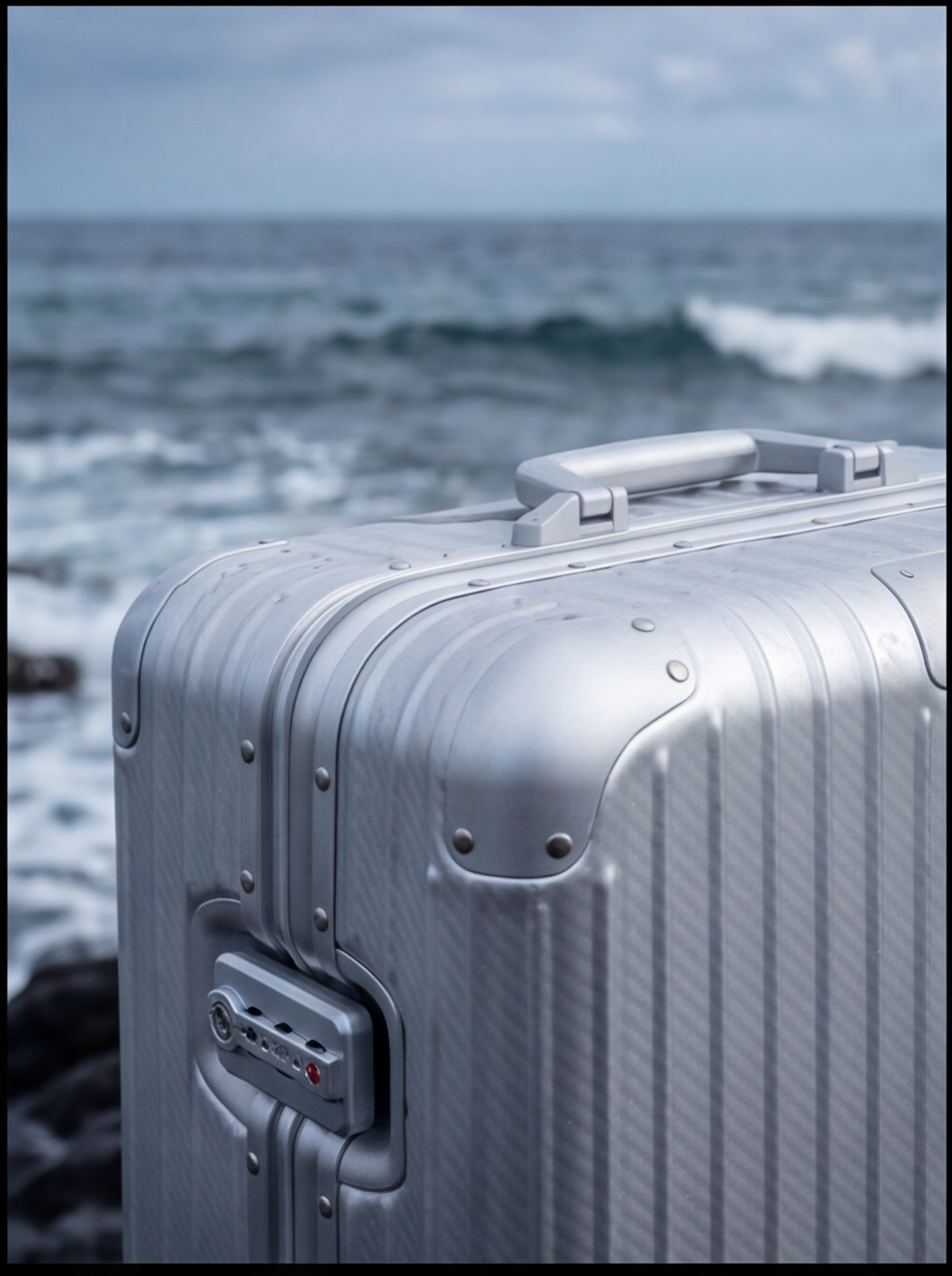 La valise Atlas en aluminium — Argenté