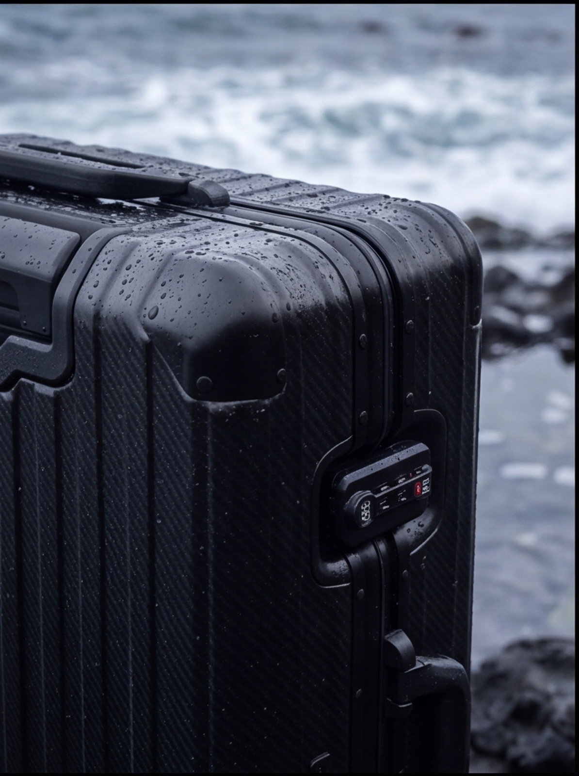 La valise Atlas en aluminium — Noir