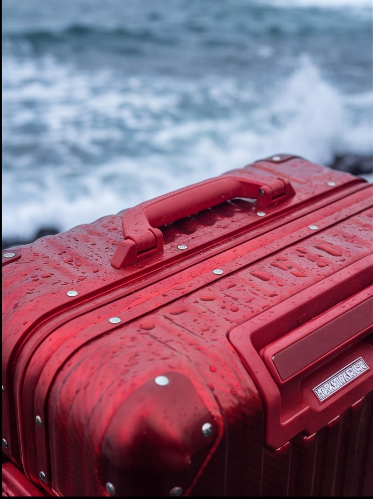 La valise Atlas en aluminium — Édition limitée rouge