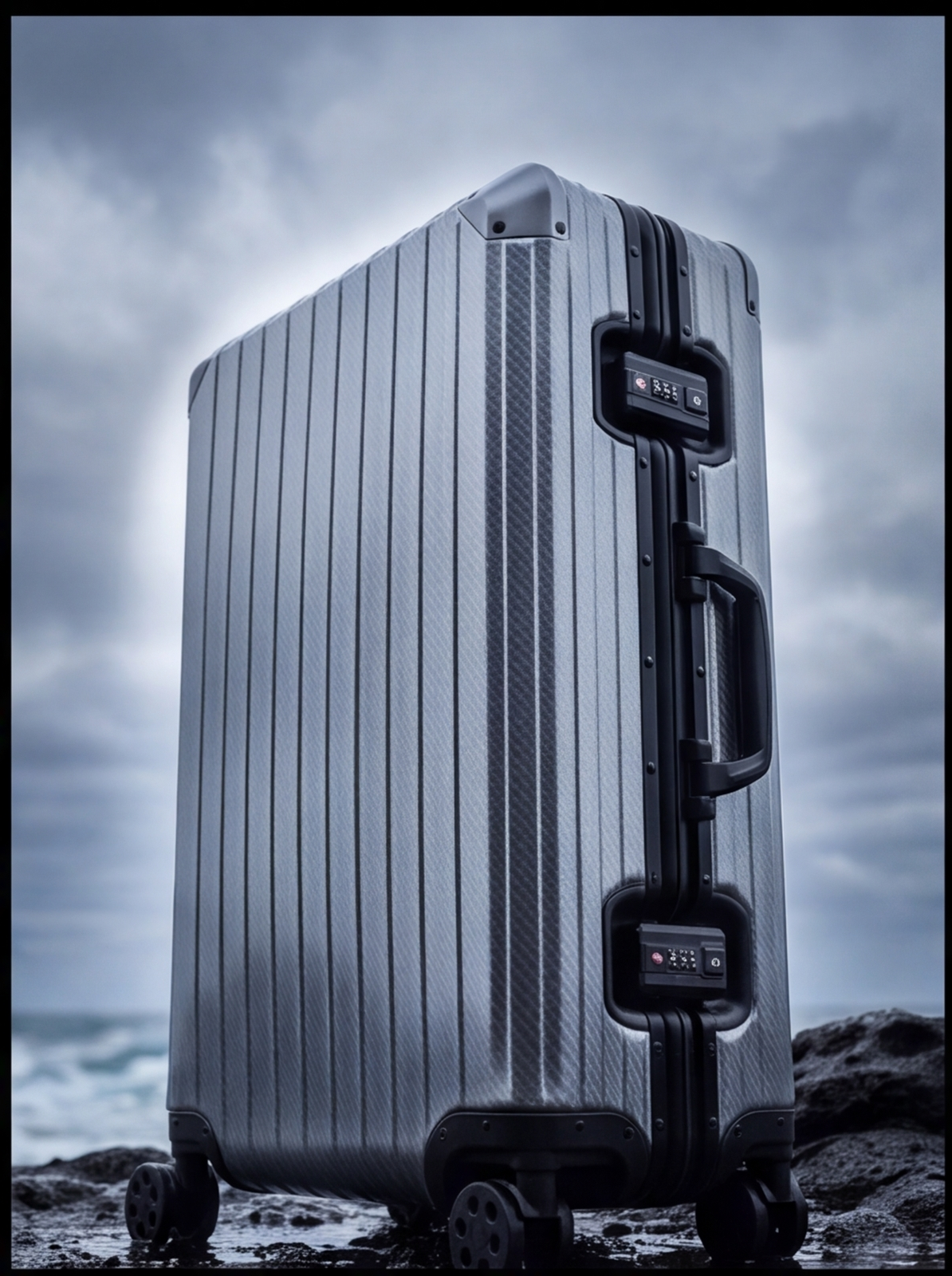 La valise Atlas en aluminium — Métal canon