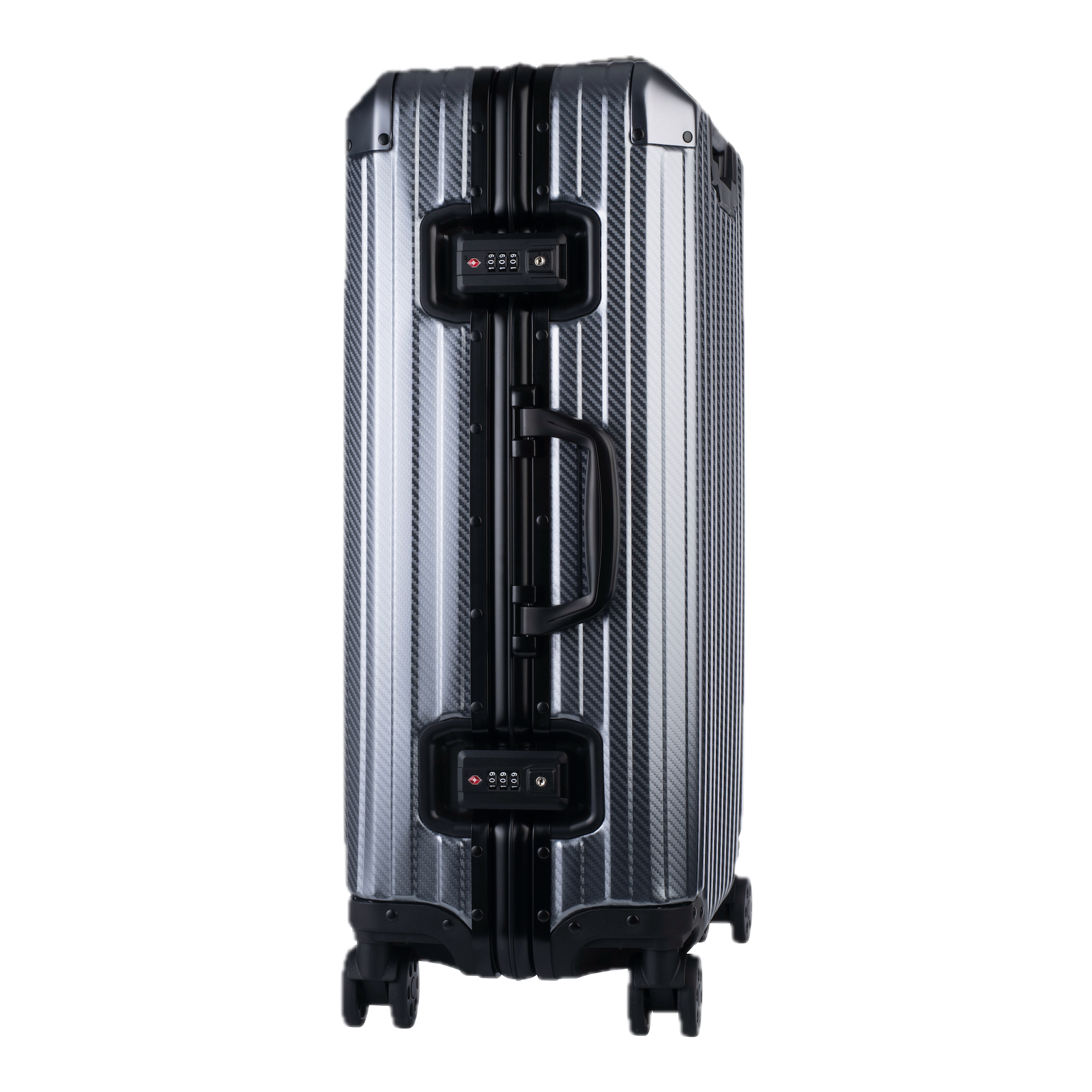 The Atlas Aluminium Luggage — Gunmetal