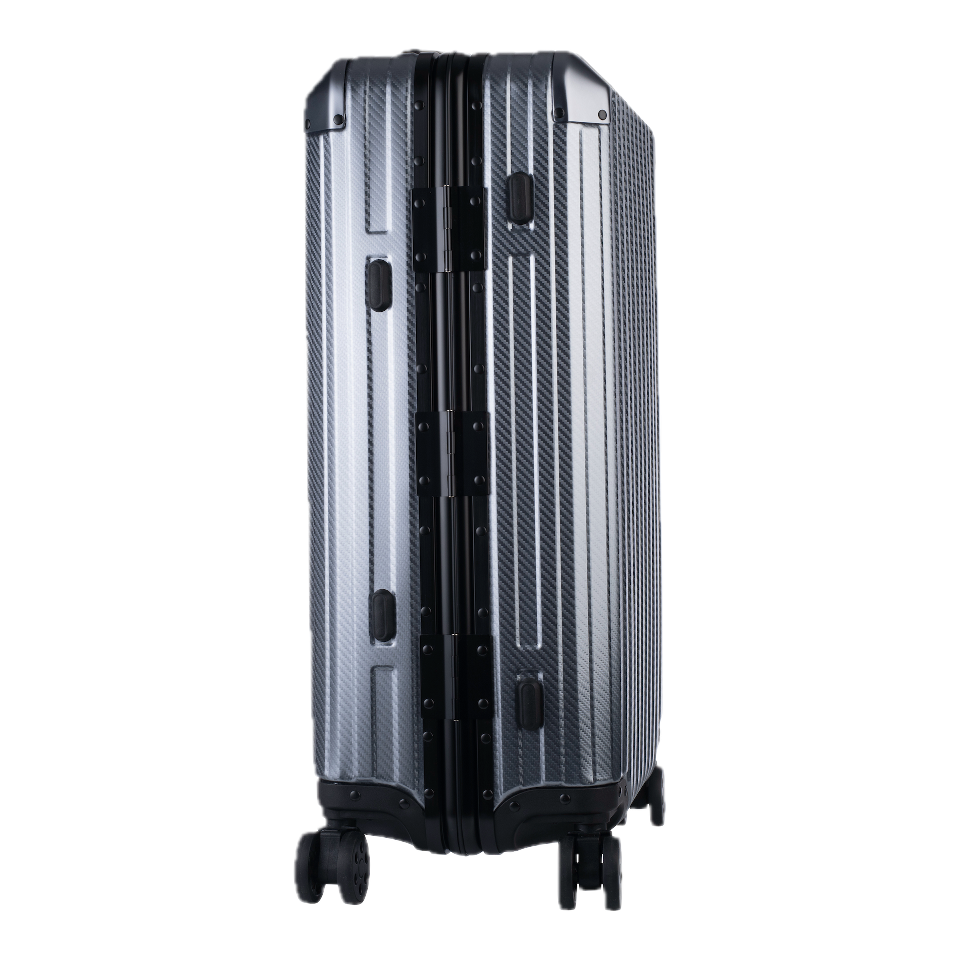 The Atlas Aluminium Luggage — Gunmetal