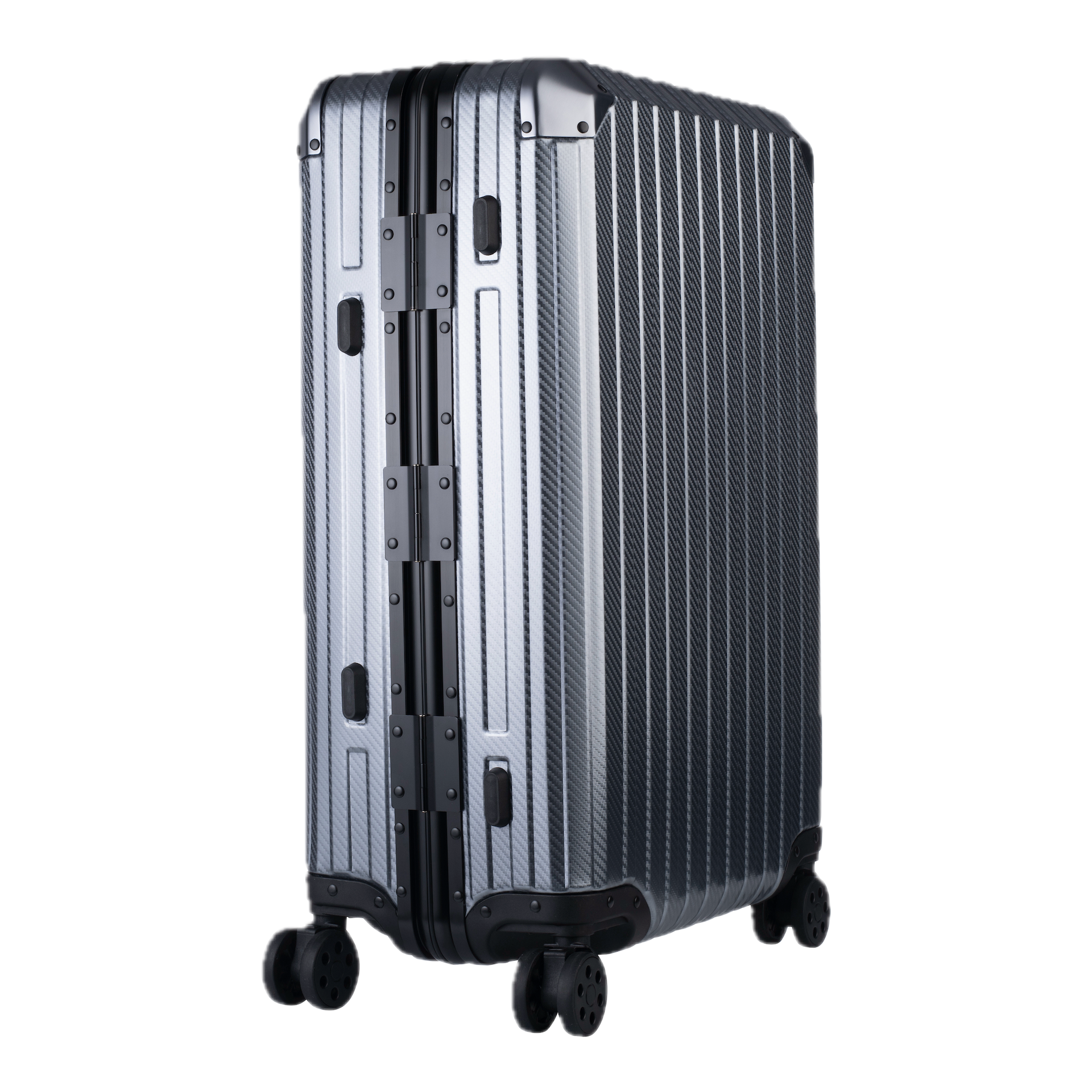 The Atlas Aluminium Luggage — Gunmetal