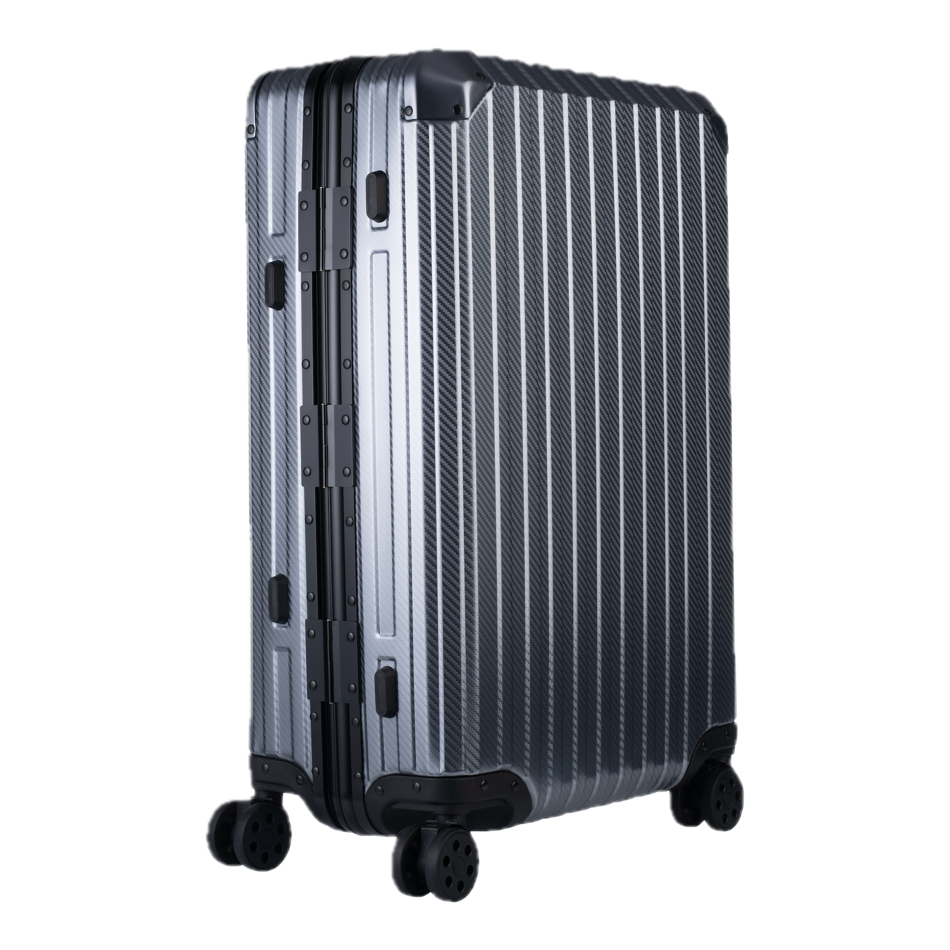 The Atlas Aluminium Luggage — Gunmetal