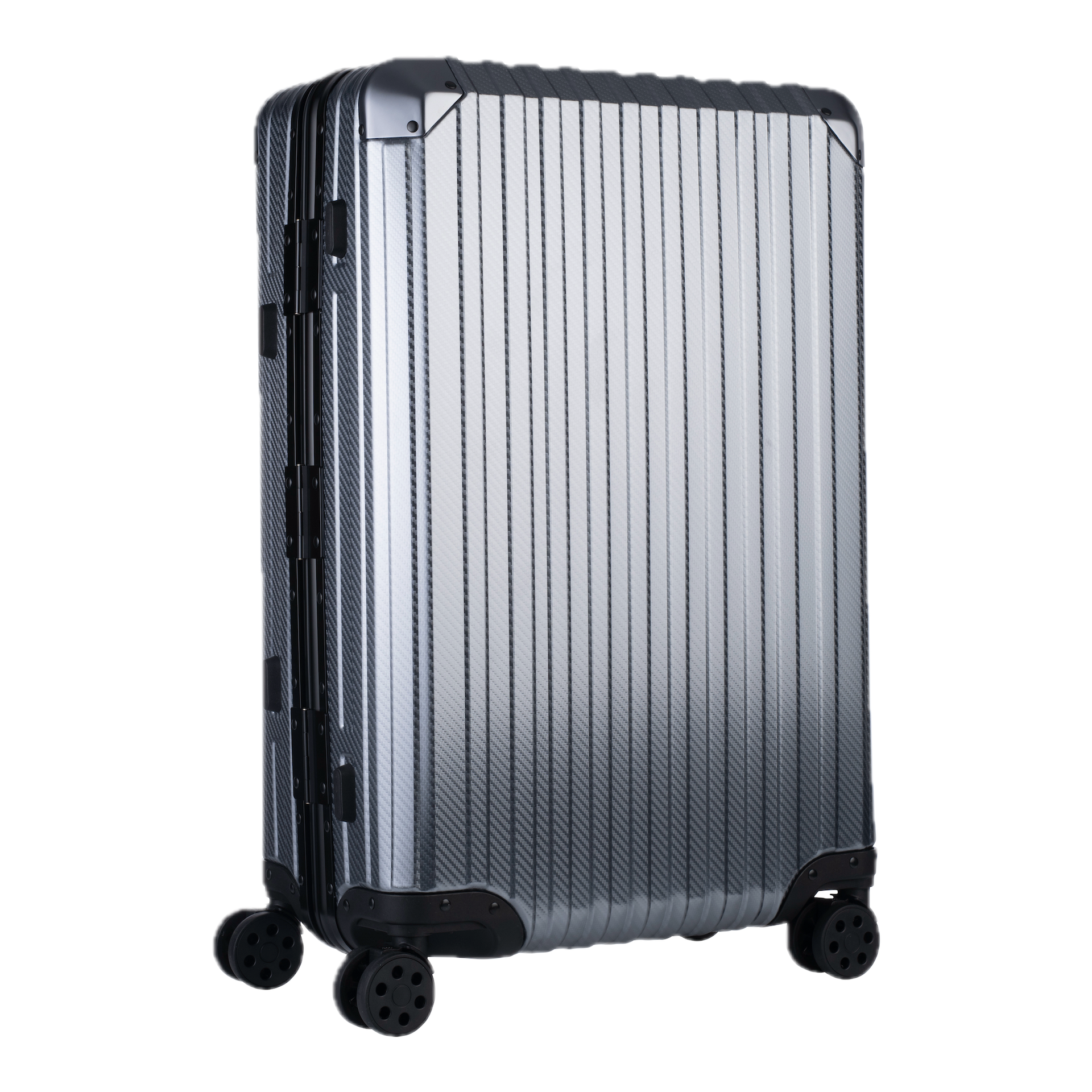 The Atlas Aluminium Luggage — Gunmetal