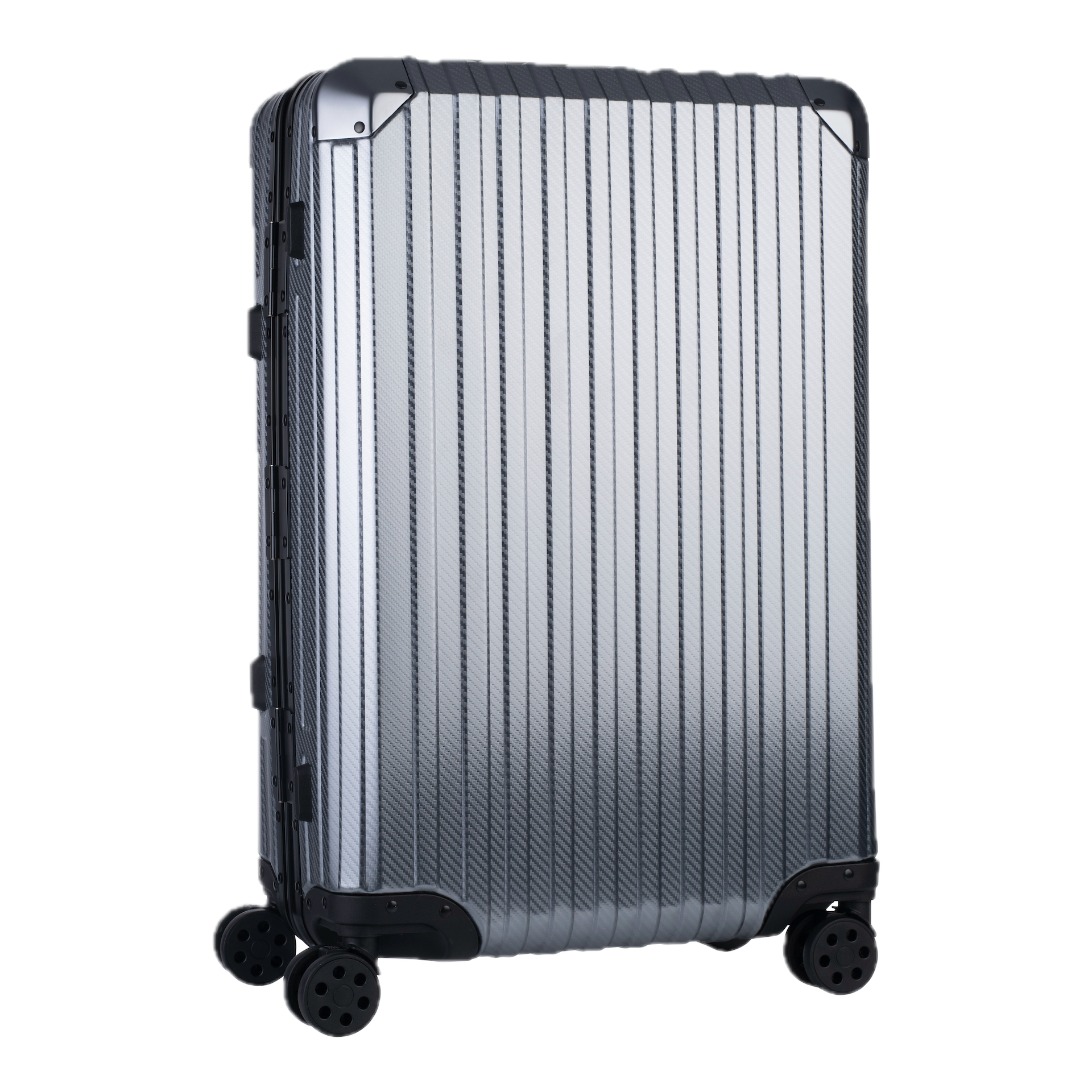 The Atlas Aluminium Luggage — Gunmetal