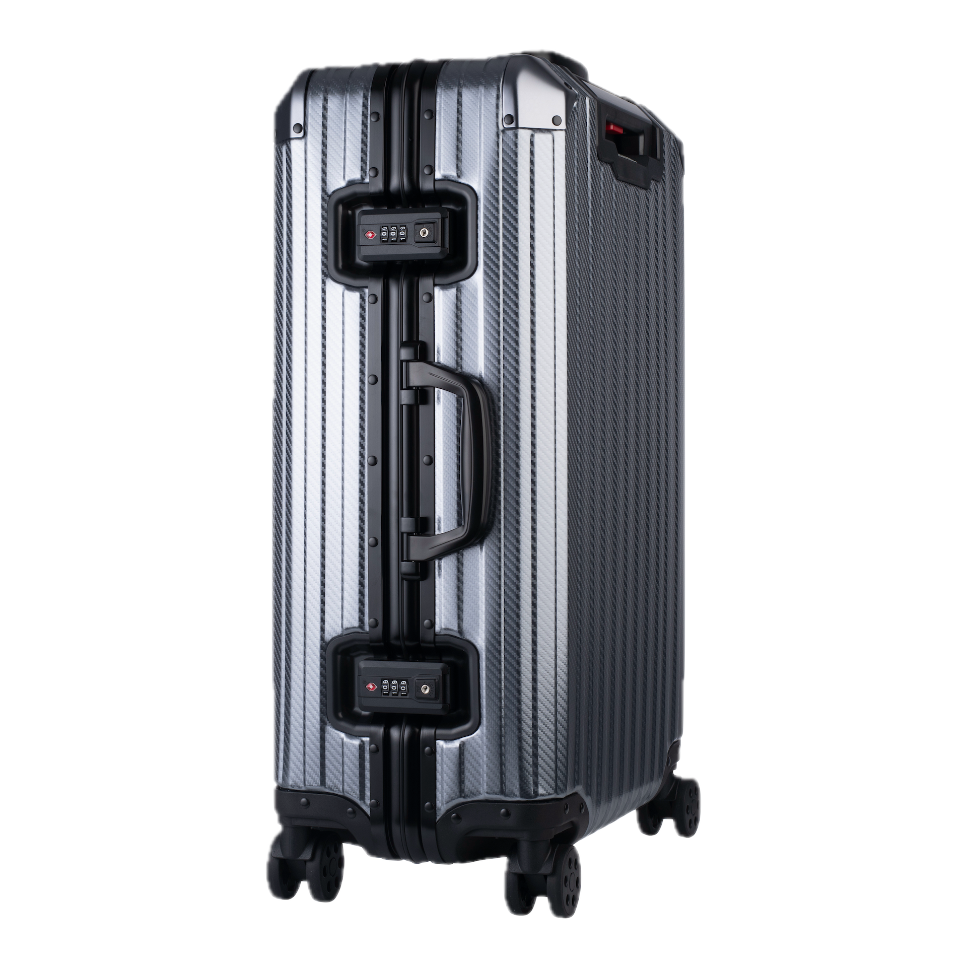 The Atlas Aluminium Luggage — Gunmetal