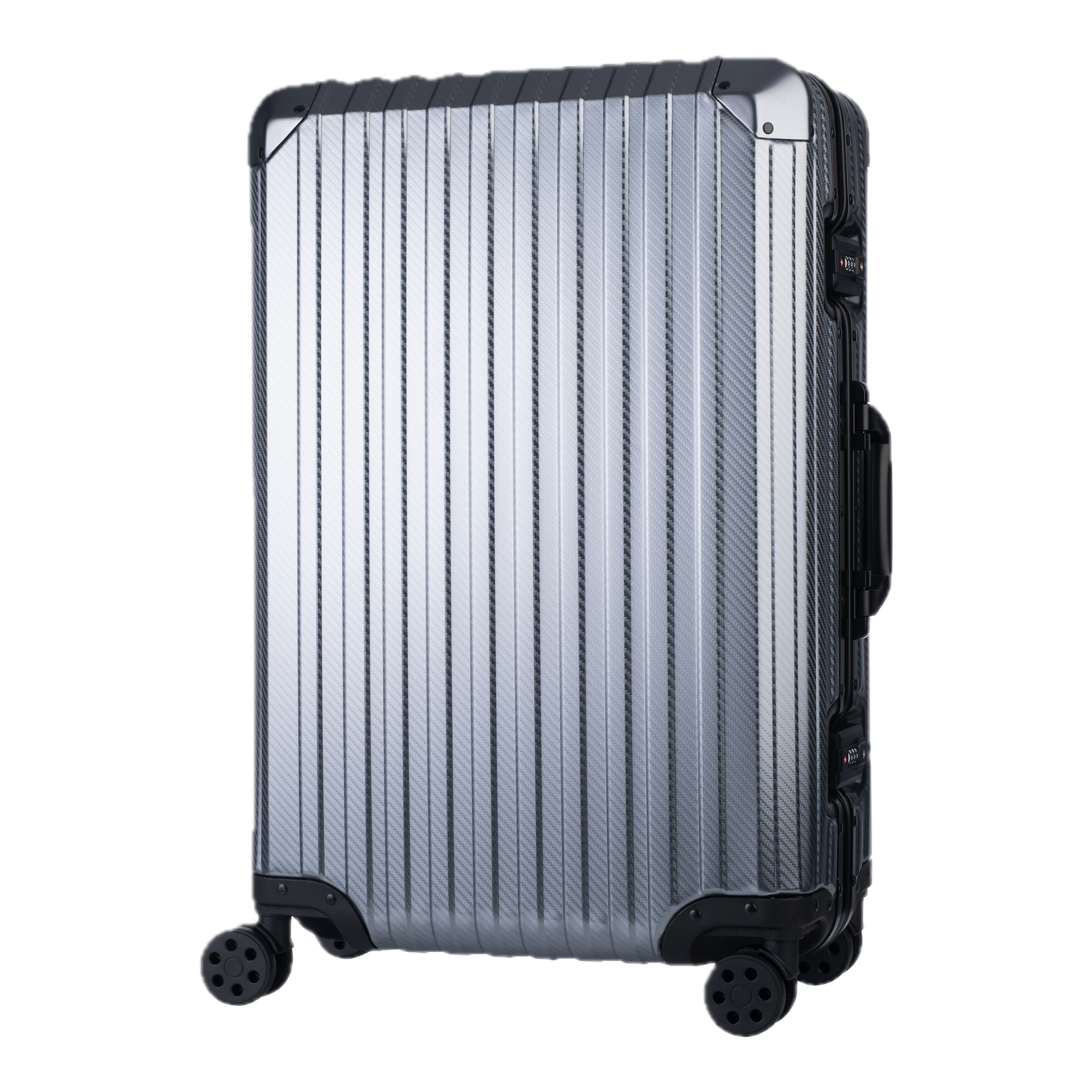 The Atlas Aluminium Luggage — Gunmetal