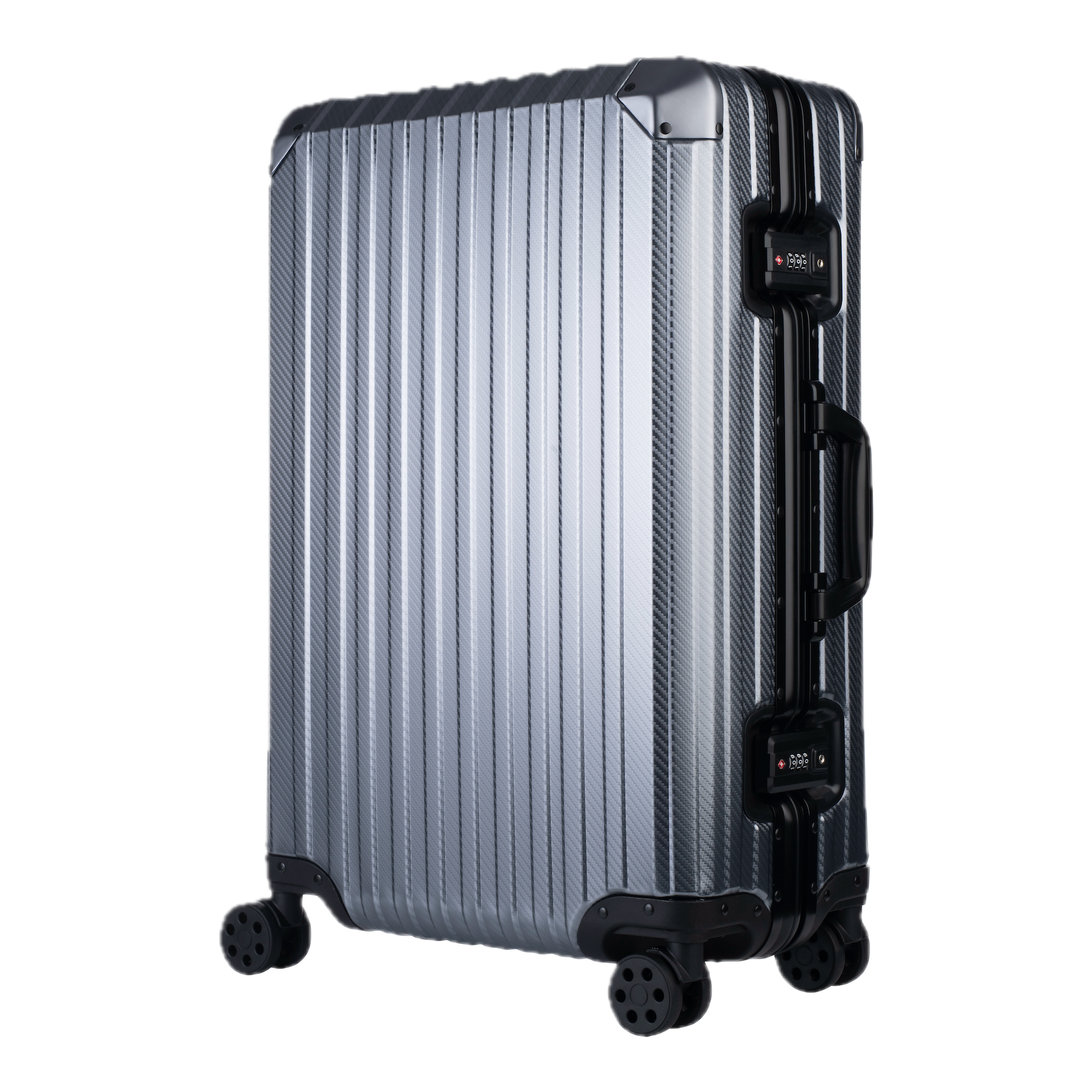 The Atlas Aluminium Luggage — Gunmetal