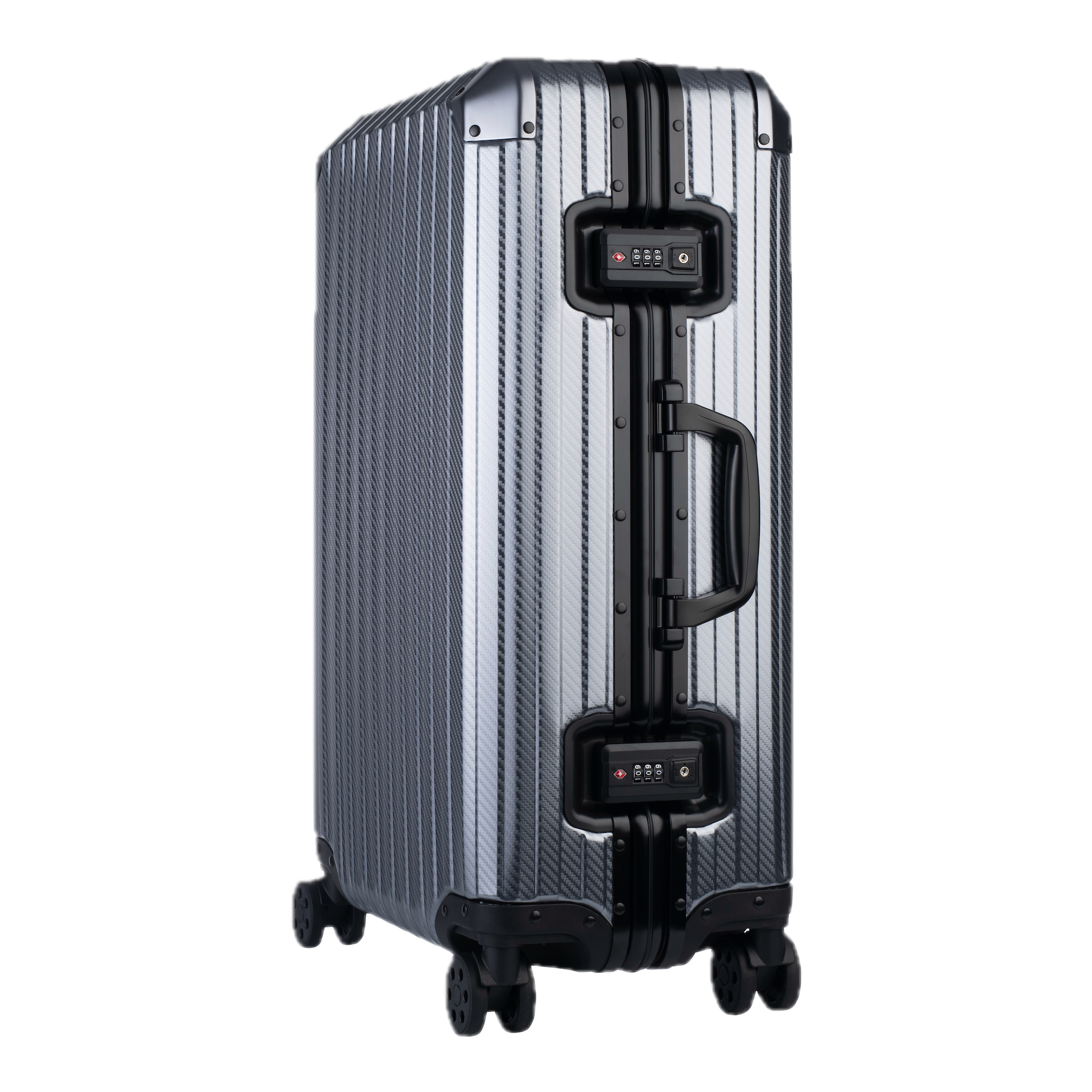 The Atlas Aluminium Luggage — Gunmetal
