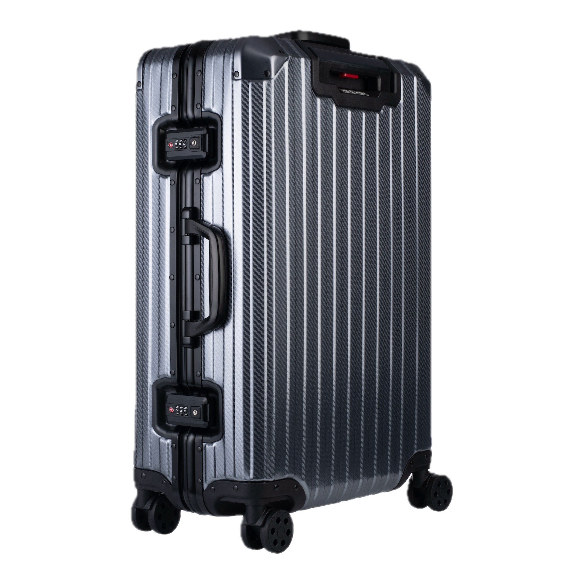 The Atlas Aluminium Luggage — Gunmetal