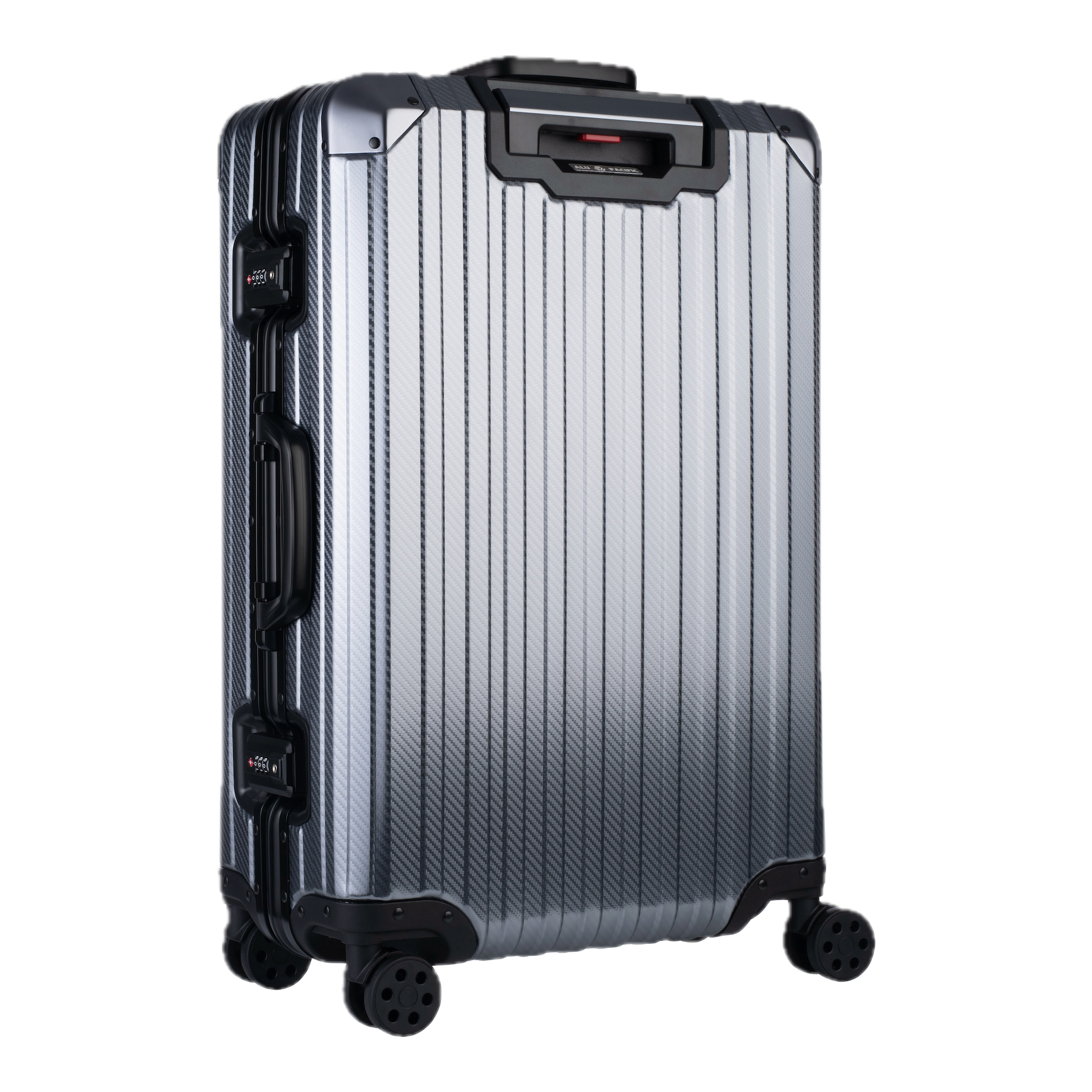 The Atlas Aluminium Luggage — Gunmetal