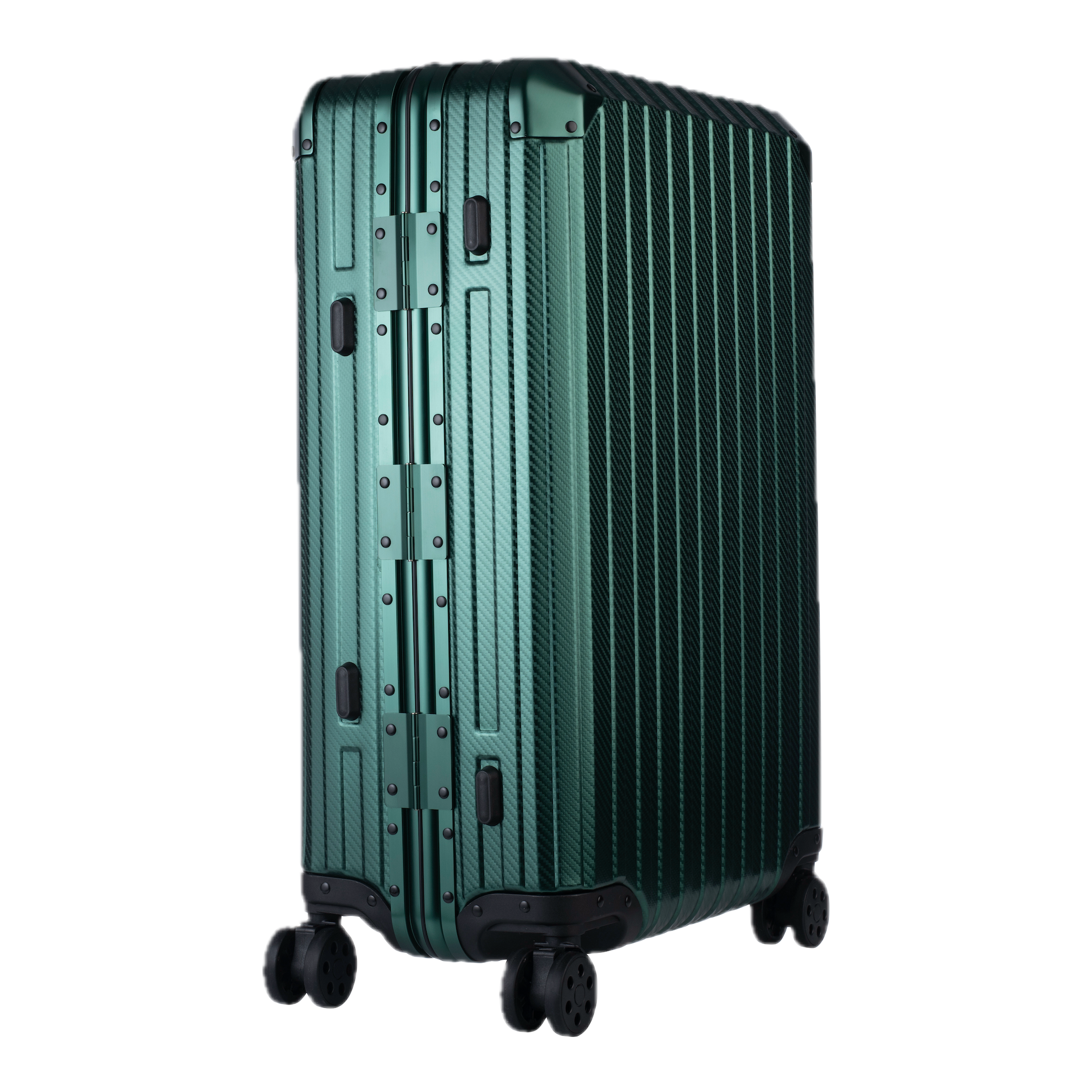 Der Atlas Aluminium Koffer – Pazifikgrün