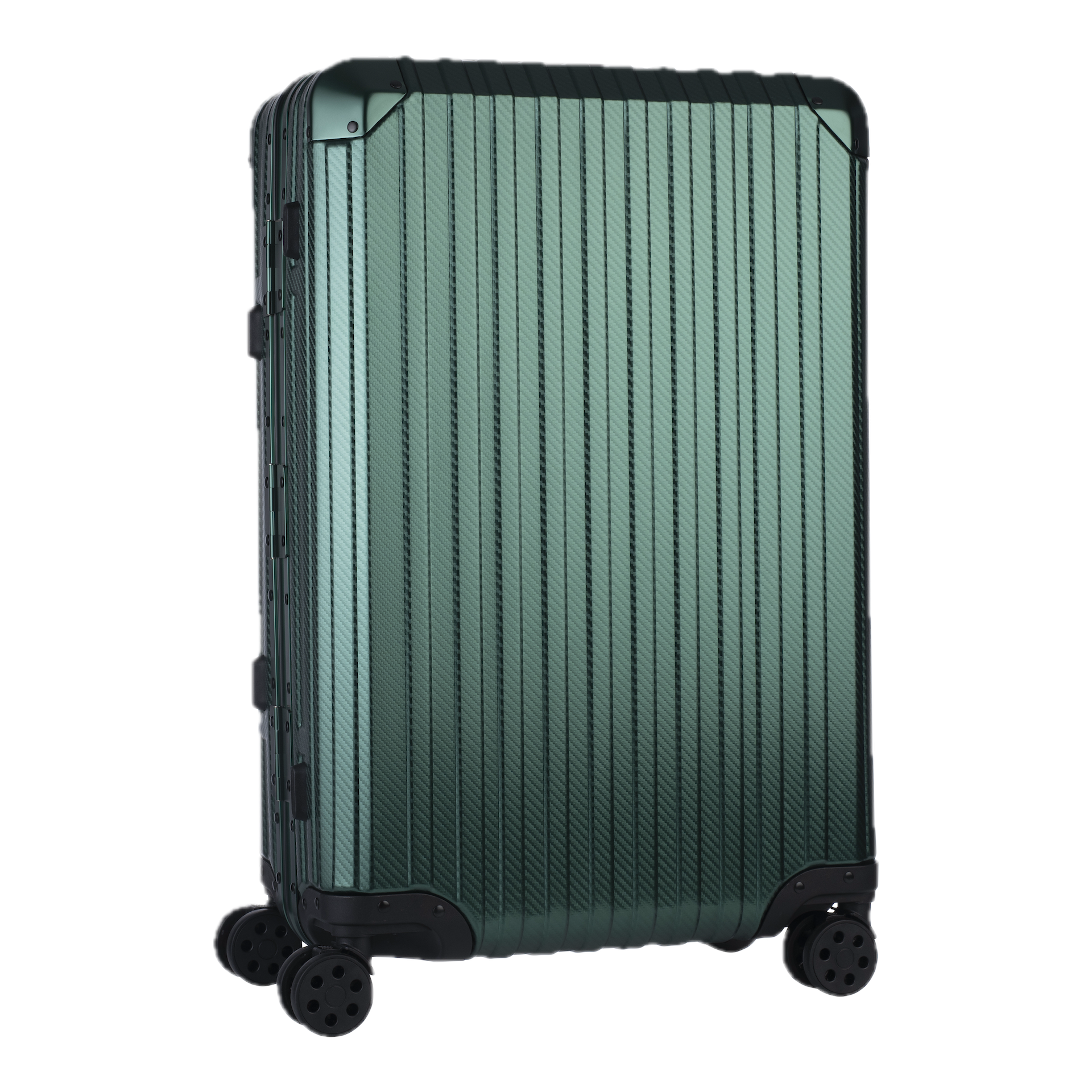 Der Atlas Aluminium Koffer – Pazifikgrün