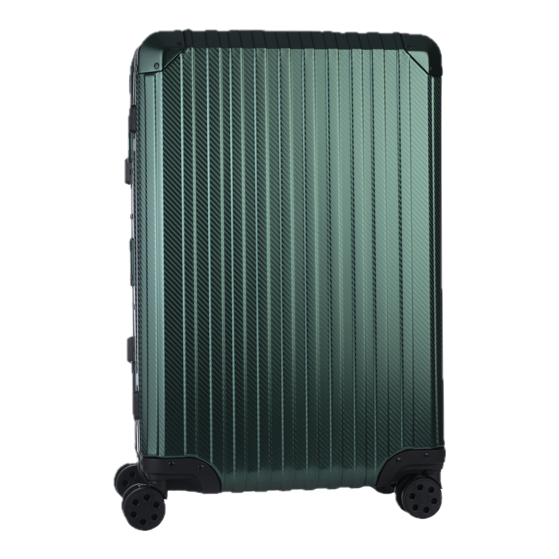 Der Atlas Aluminium Koffer – Pazifikgrün