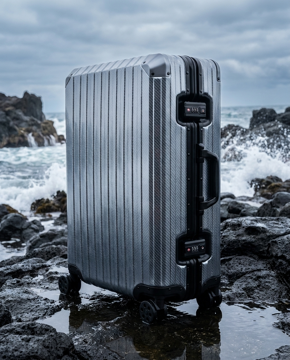 Der Atlas Aluminiumkoffer – Gunmetal