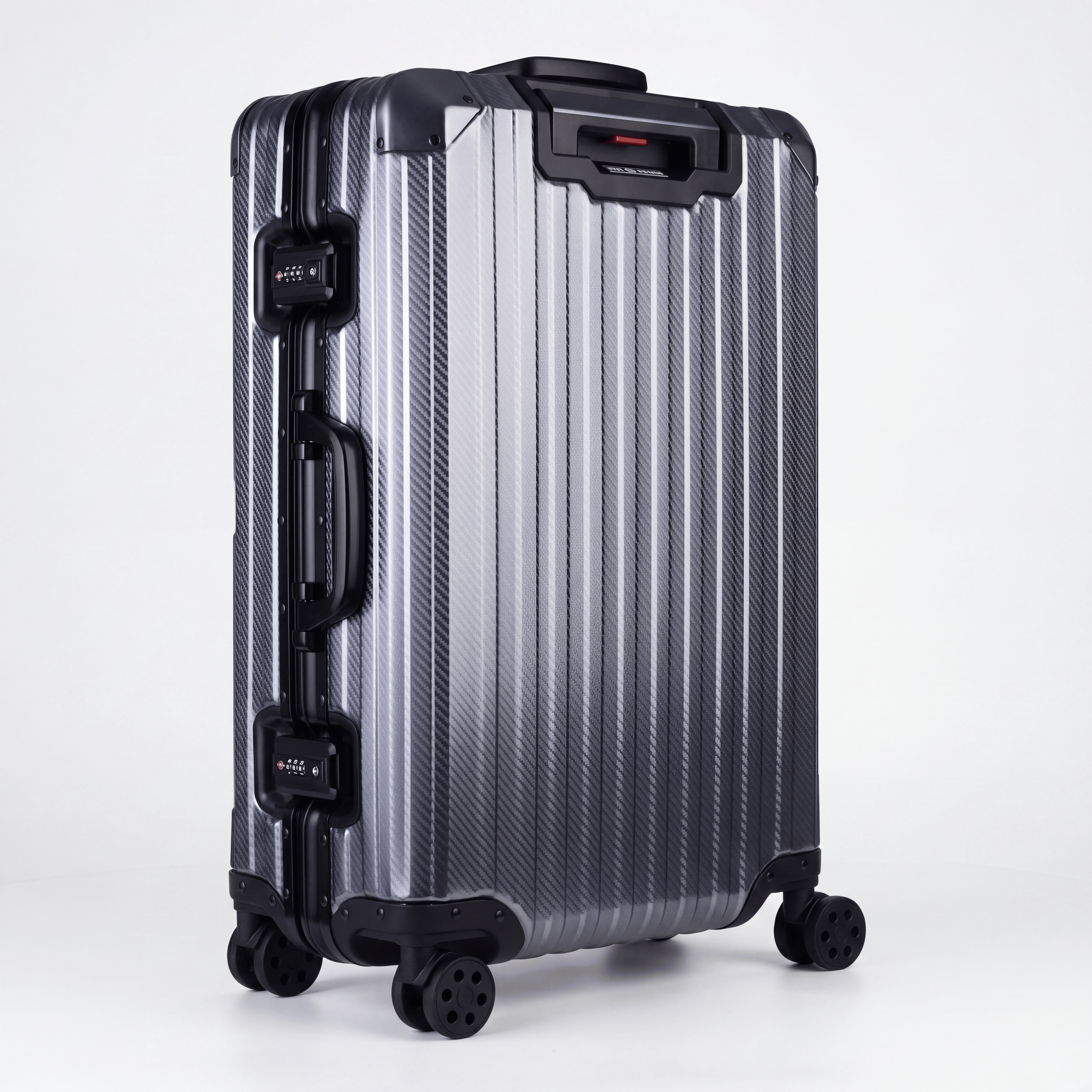 Der Atlas Aluminiumkoffer – Gunmetal