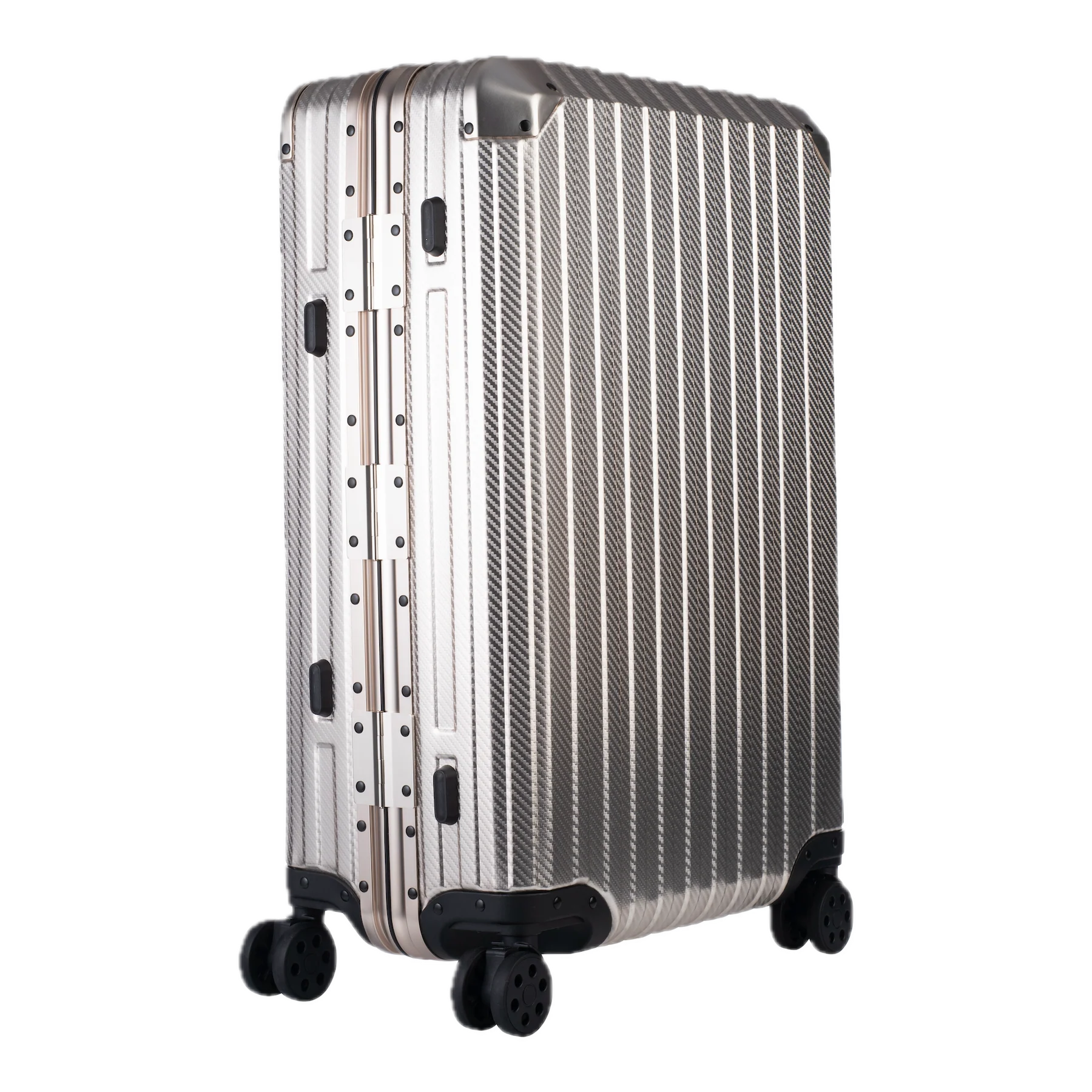 Der Atlas Aluminiumkoffer – Champagner