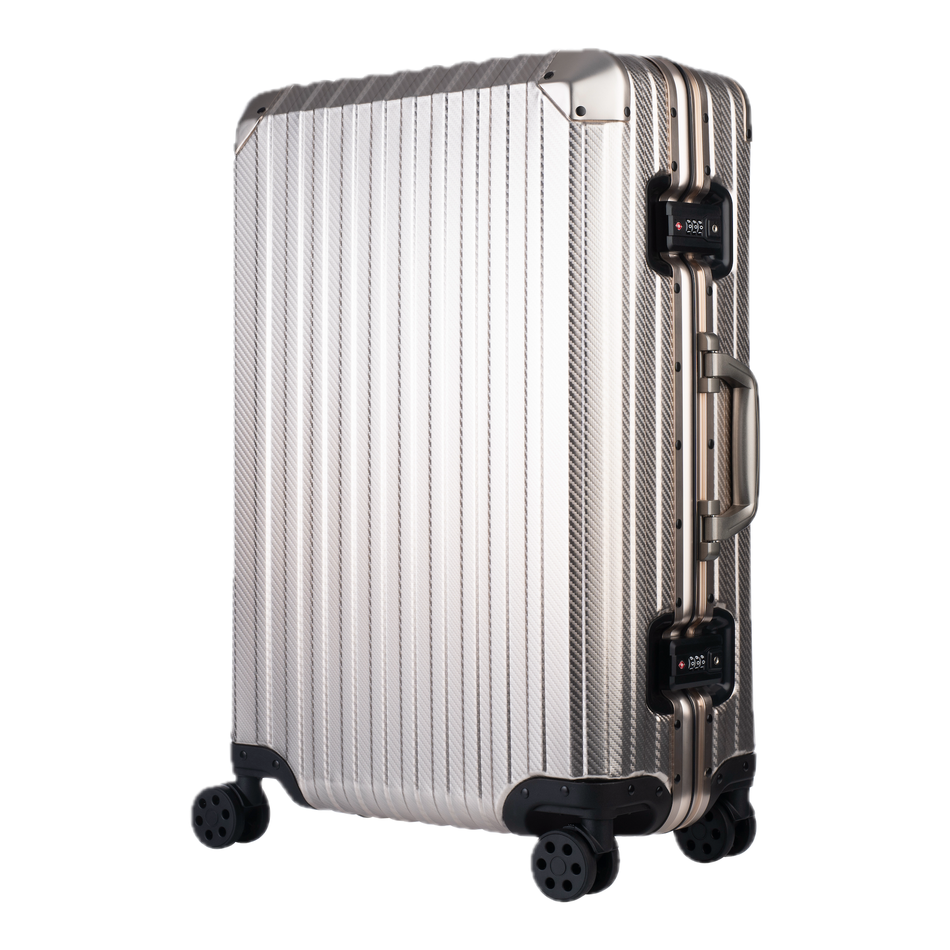 Der Atlas Aluminiumkoffer – Champagner