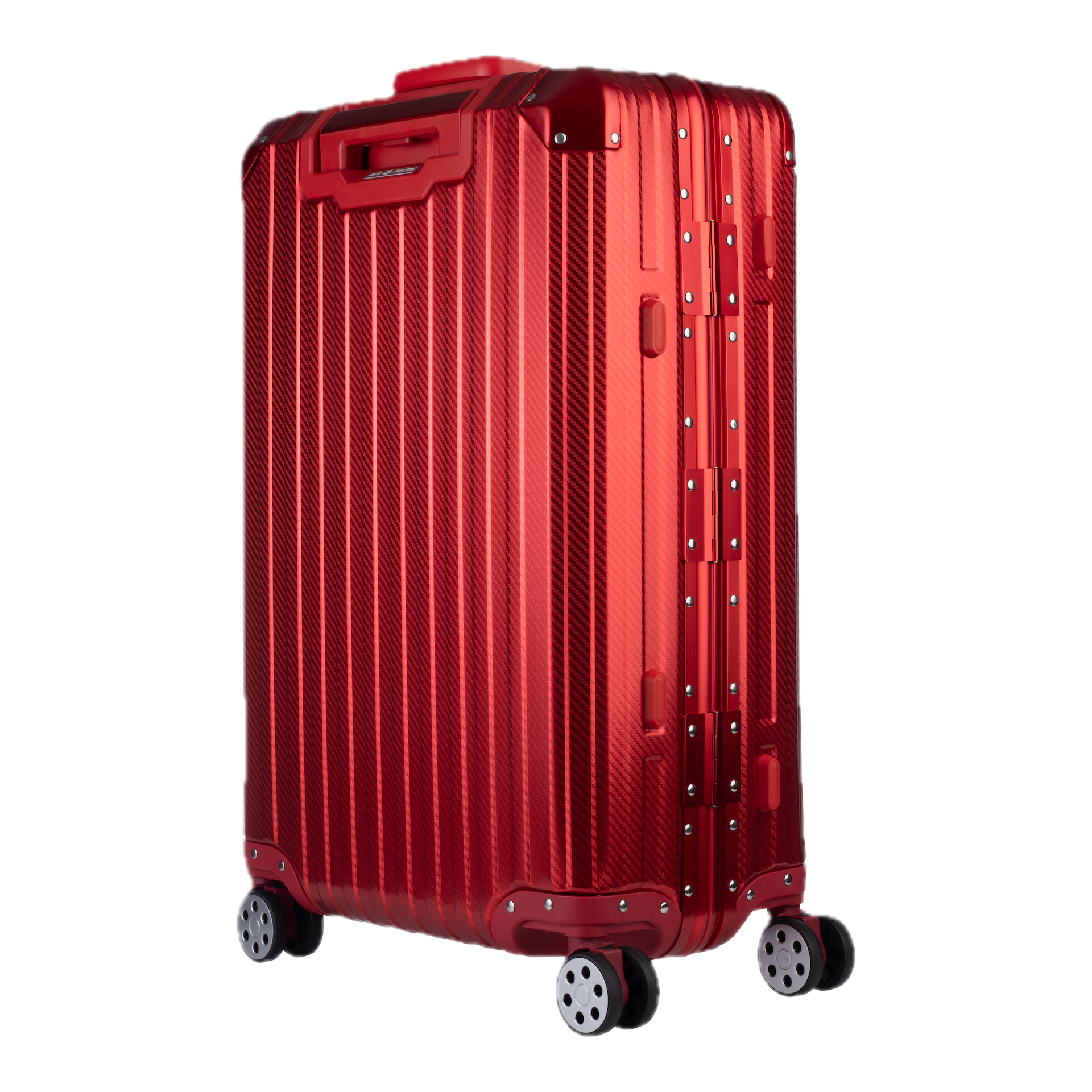De Atlas Aluminium Bagage — Rood