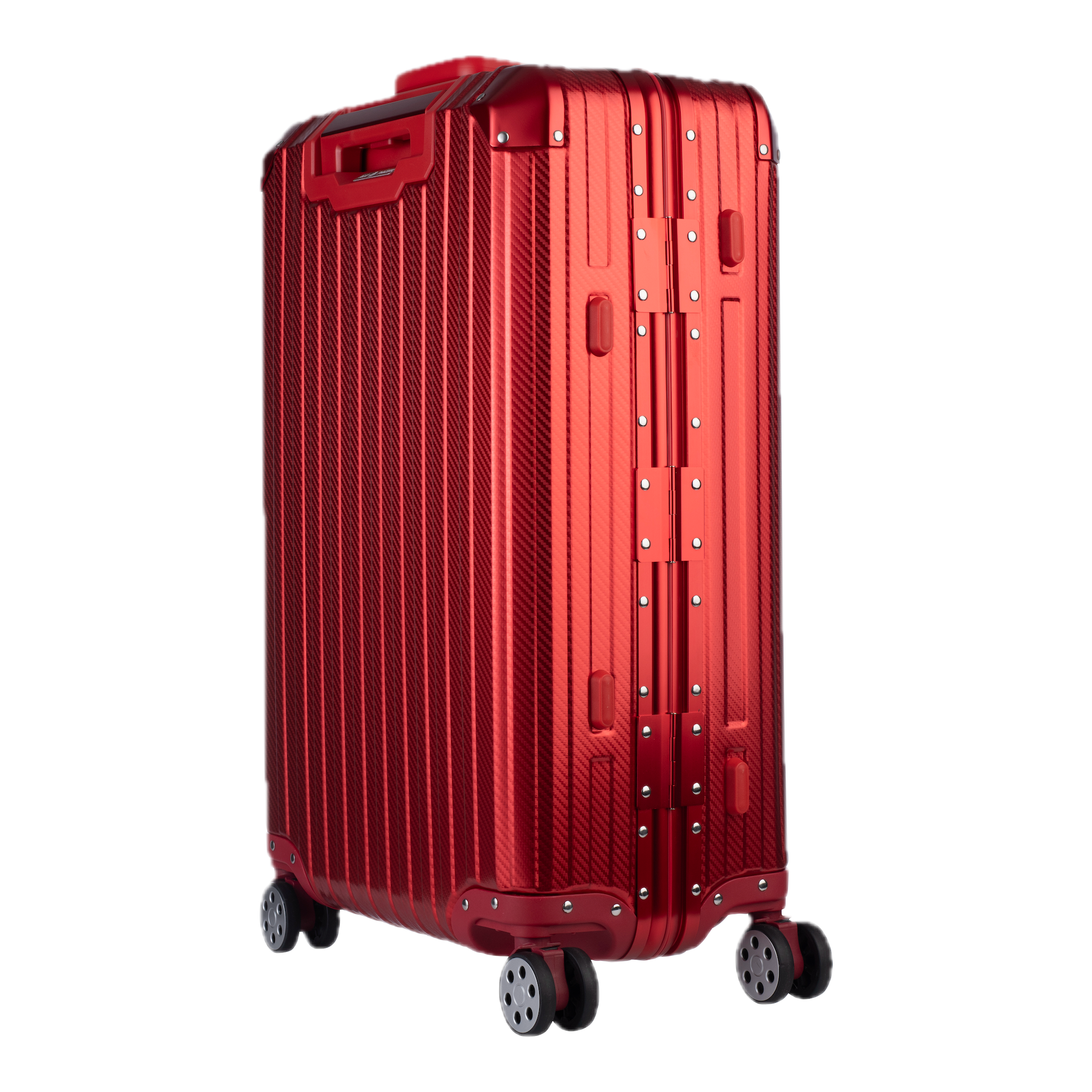 De Atlas Aluminium Bagage — Rood