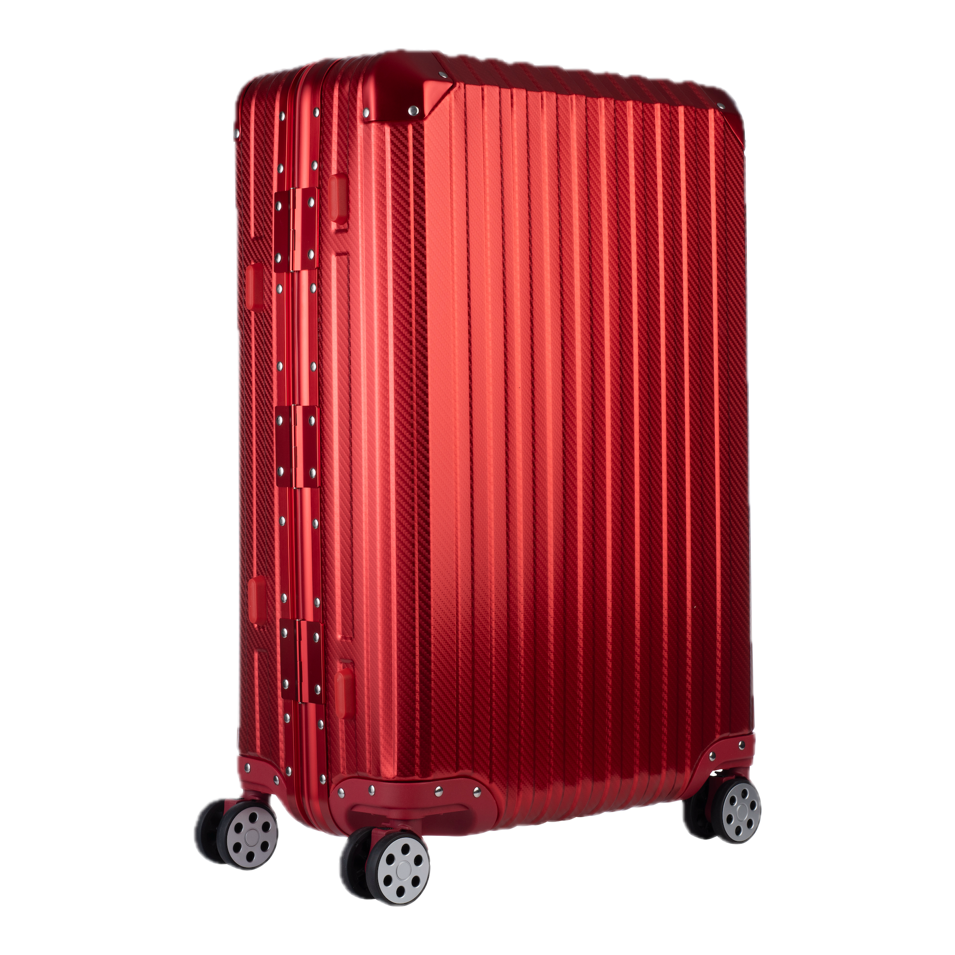 De Atlas Aluminium Bagage — Rood