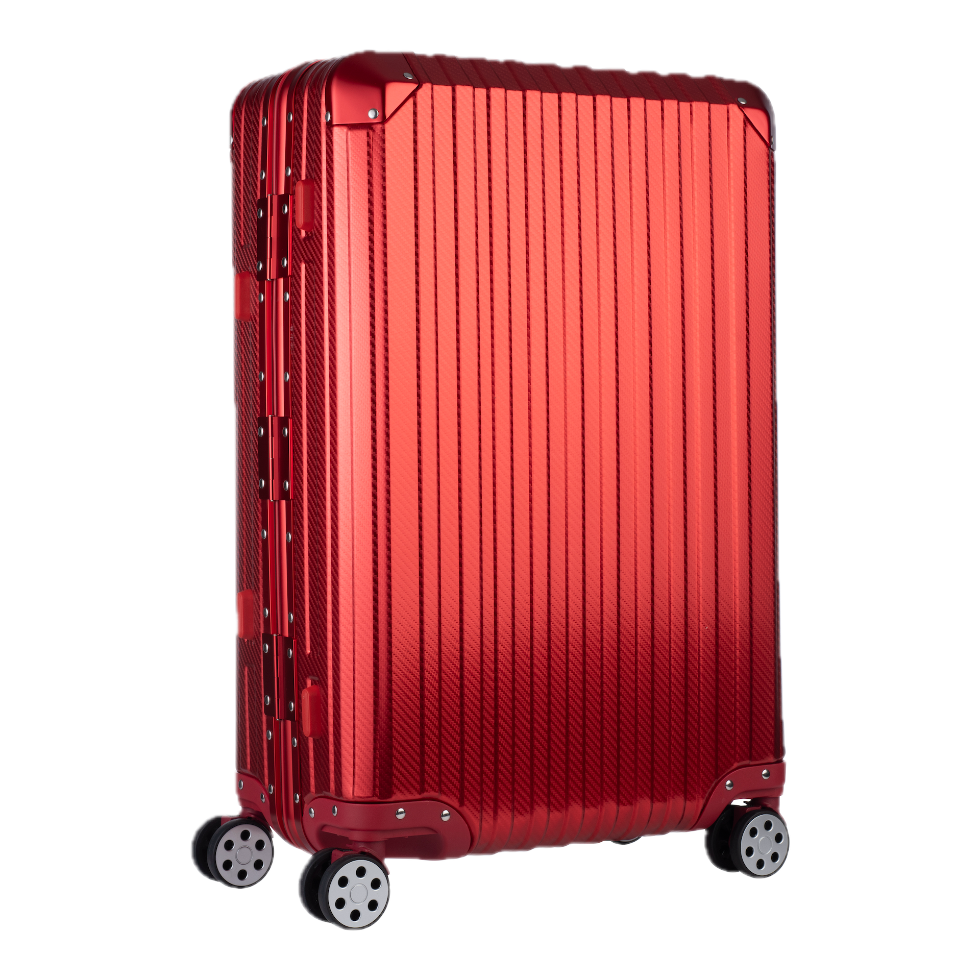 De Atlas Aluminium Bagage — Rood