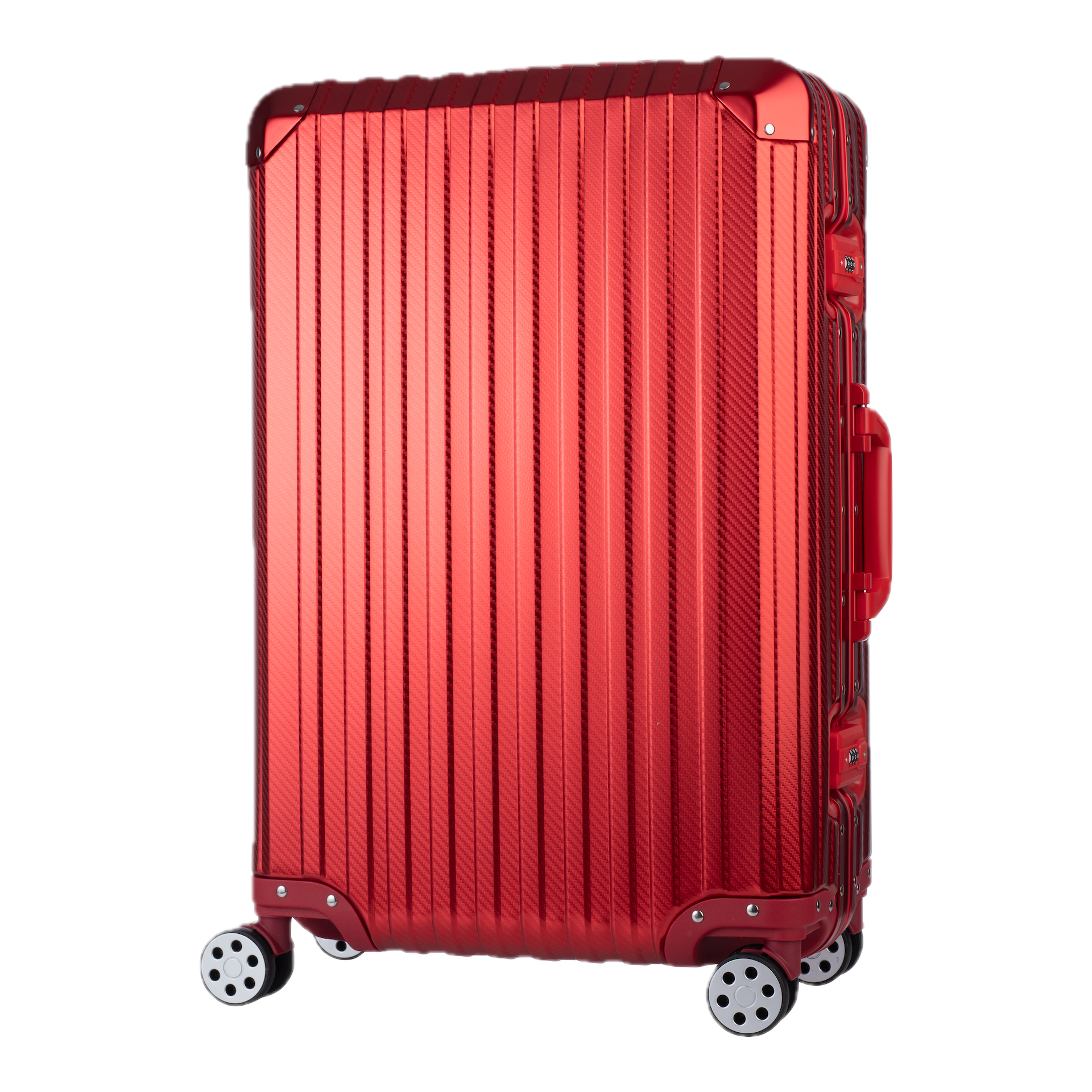 De Atlas Aluminium Bagage — Rood