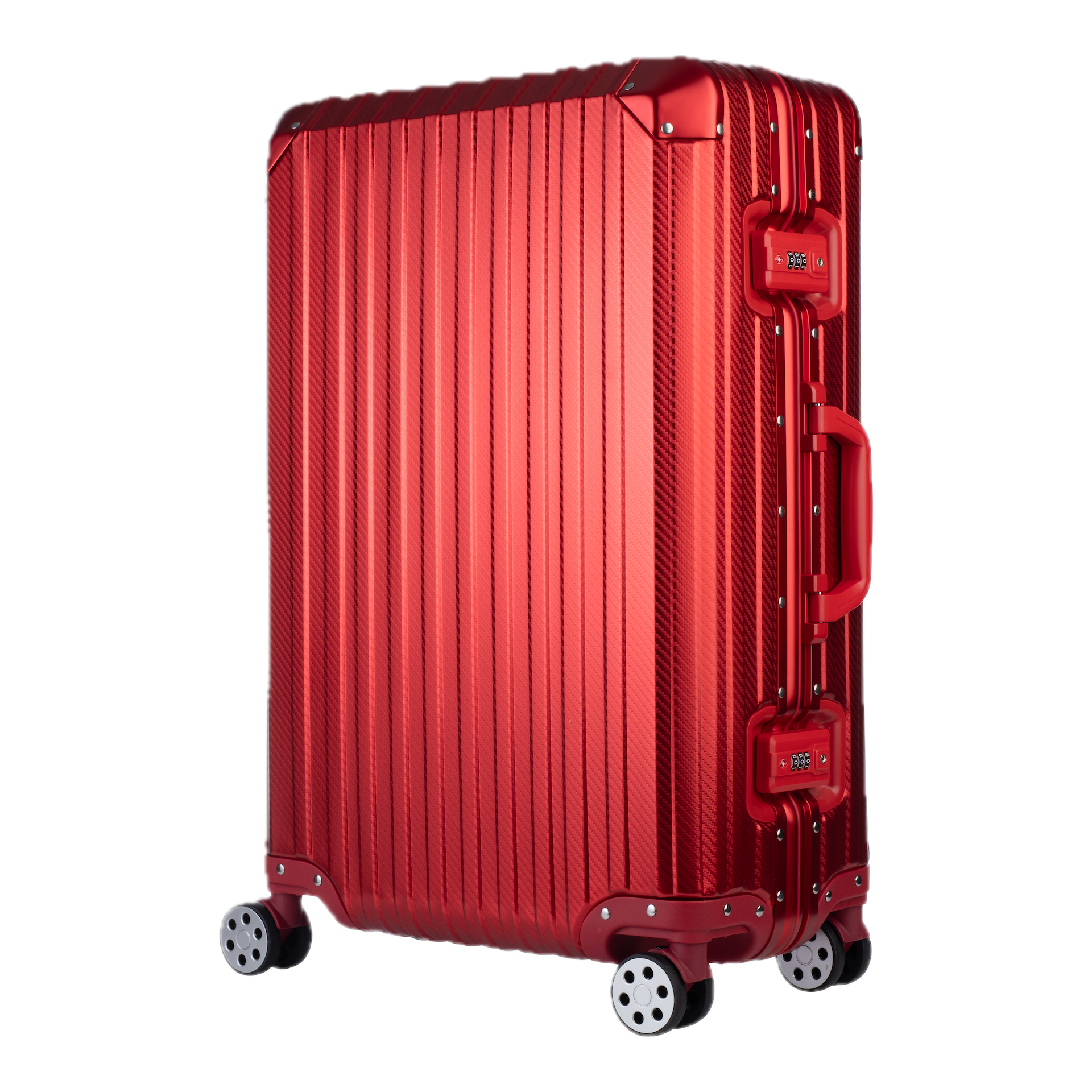 De Atlas Aluminium Bagage — Rood