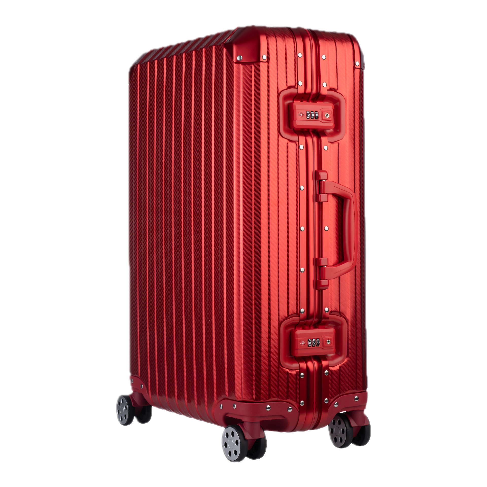 Der Atlas Aluminiumkoffer – Rot