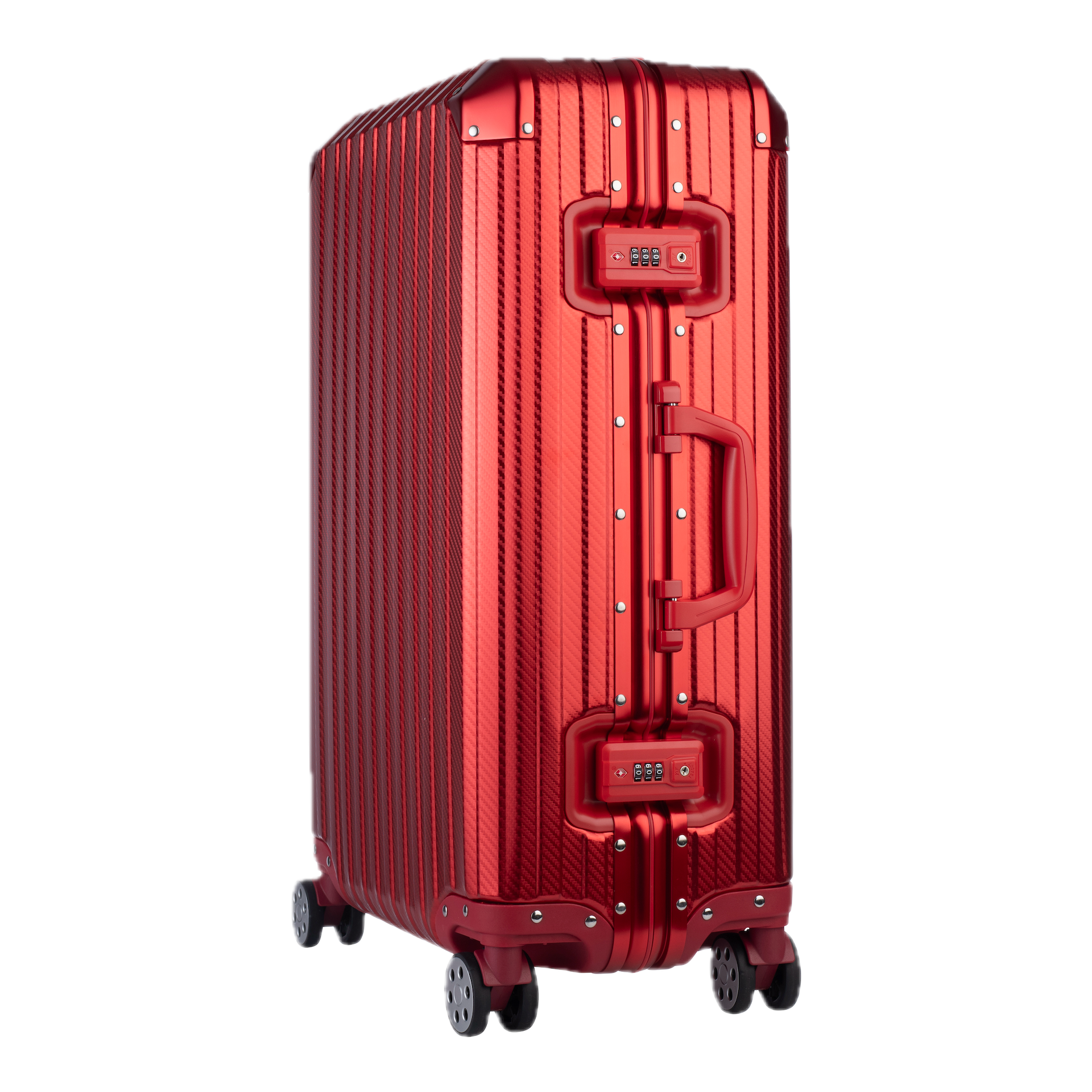 De Atlas Aluminium Bagage — Rood