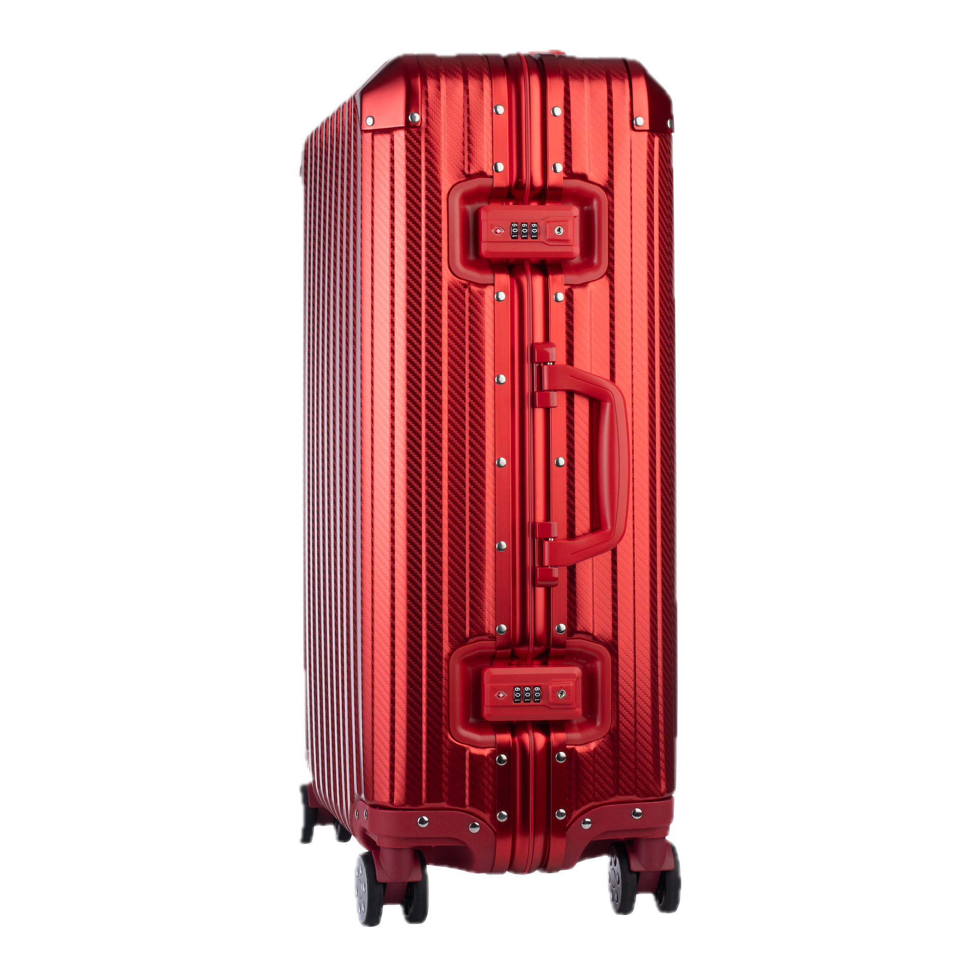 De Atlas Aluminium Bagage — Rood