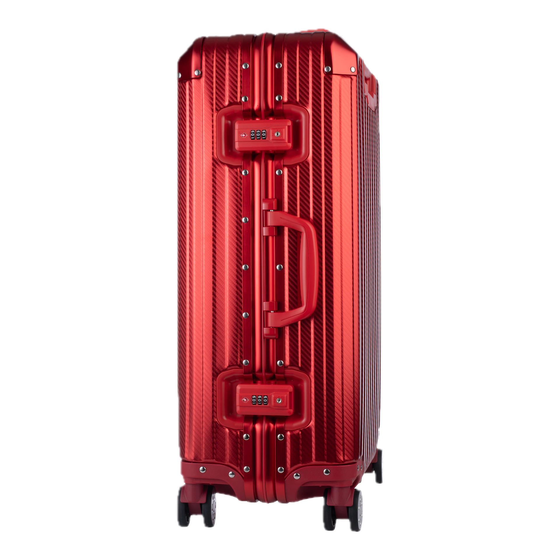 De Atlas Aluminium Bagage — Rood