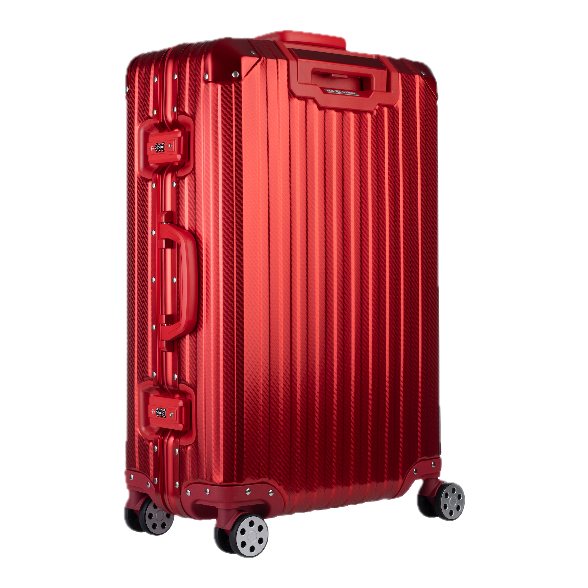 De Atlas Aluminium Bagage — Rood