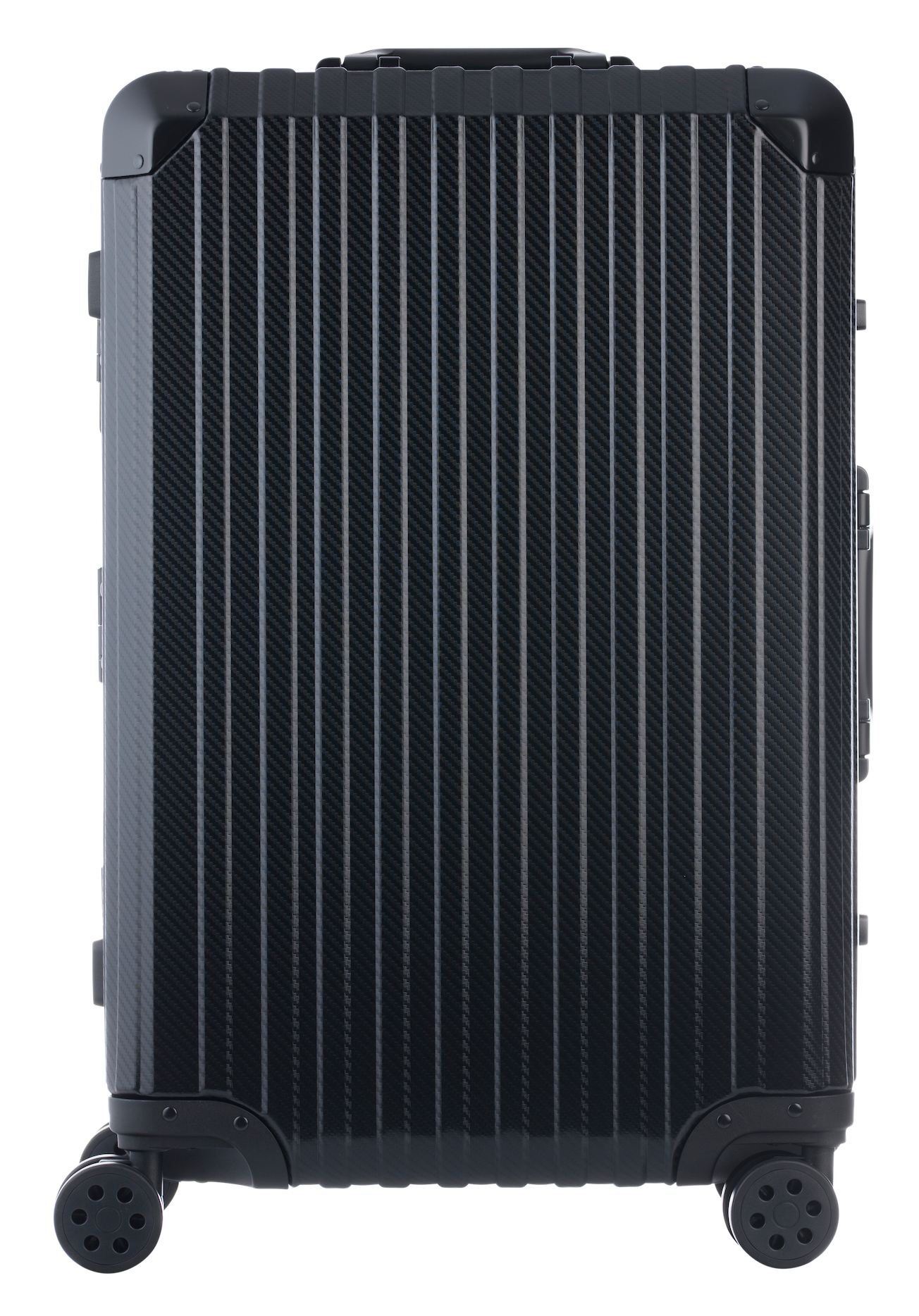 De Atlas Aluminium Bagage — Zwart